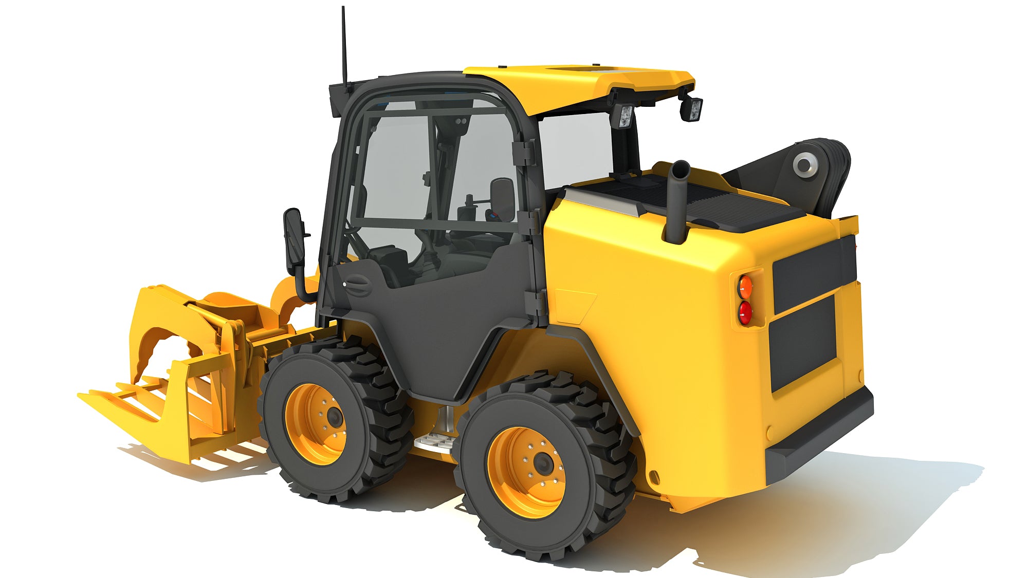 Log Fork Skid Steer Loader
