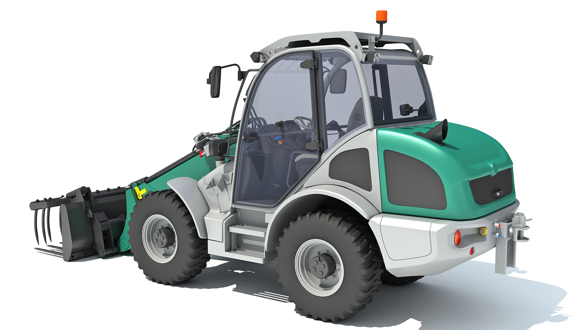 Wheel Loader 3D Model