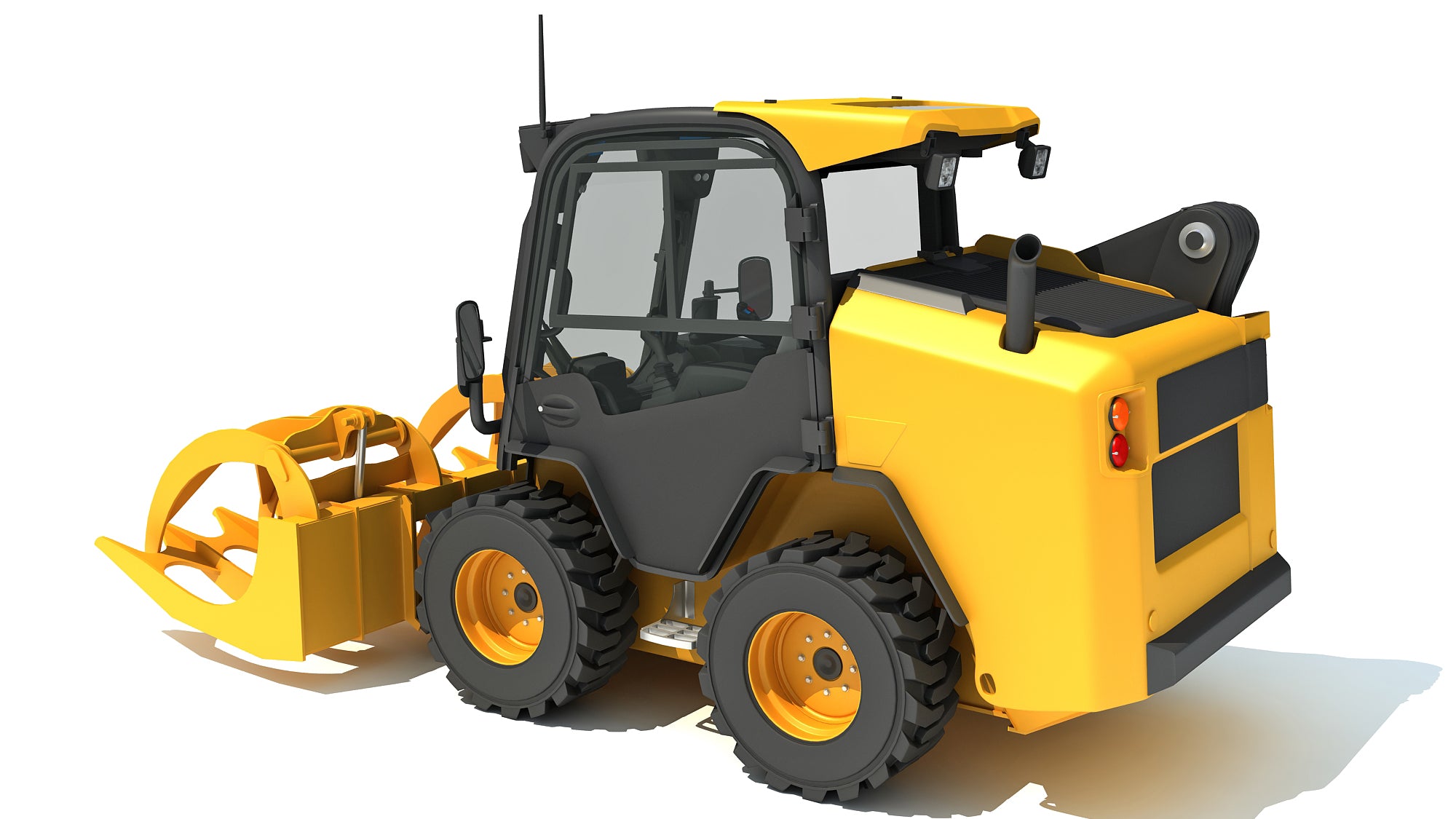 Log Fork Skid Steer Loader
