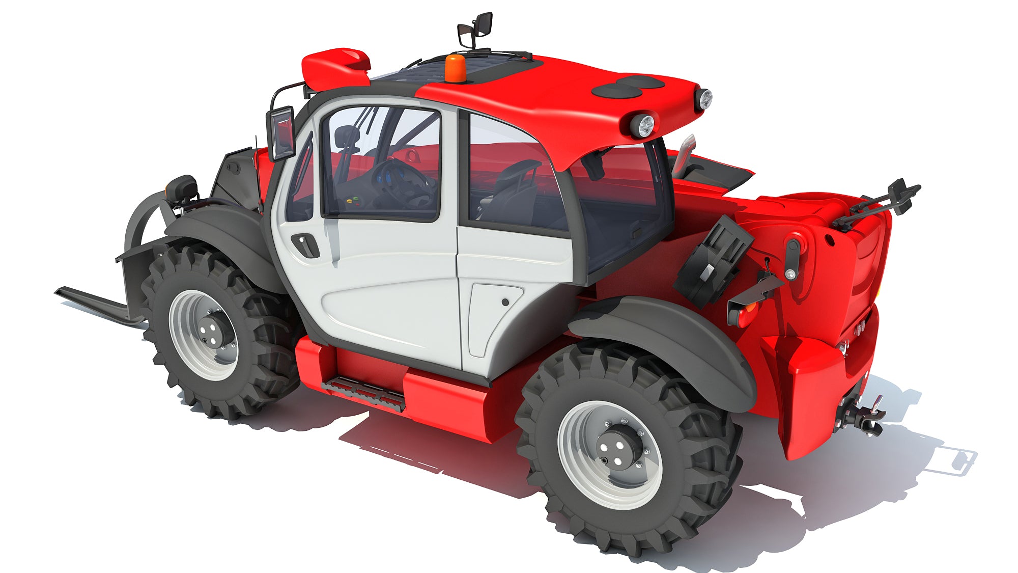 Telehandler 3D Model