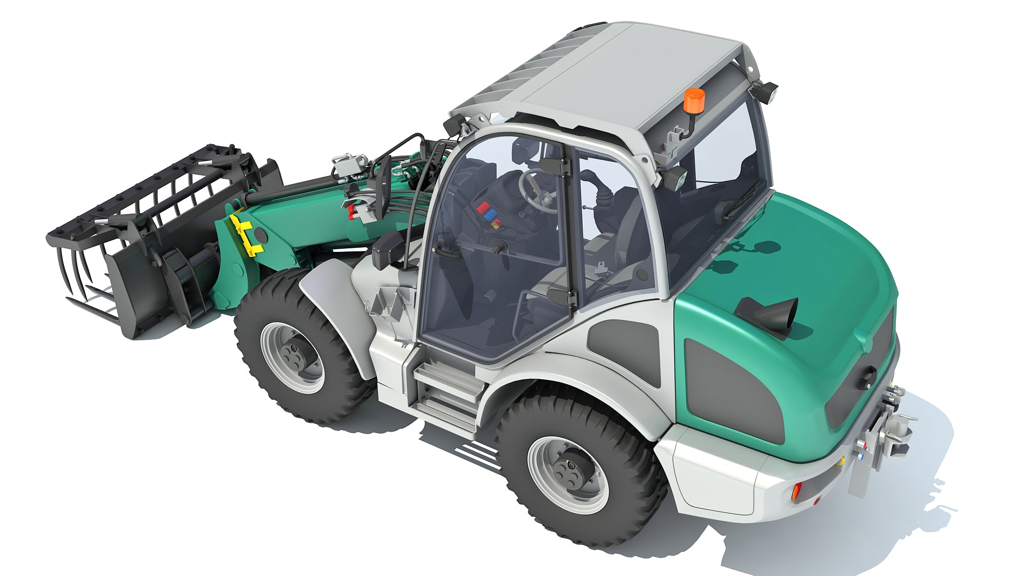 Wheel Loader 3D Model