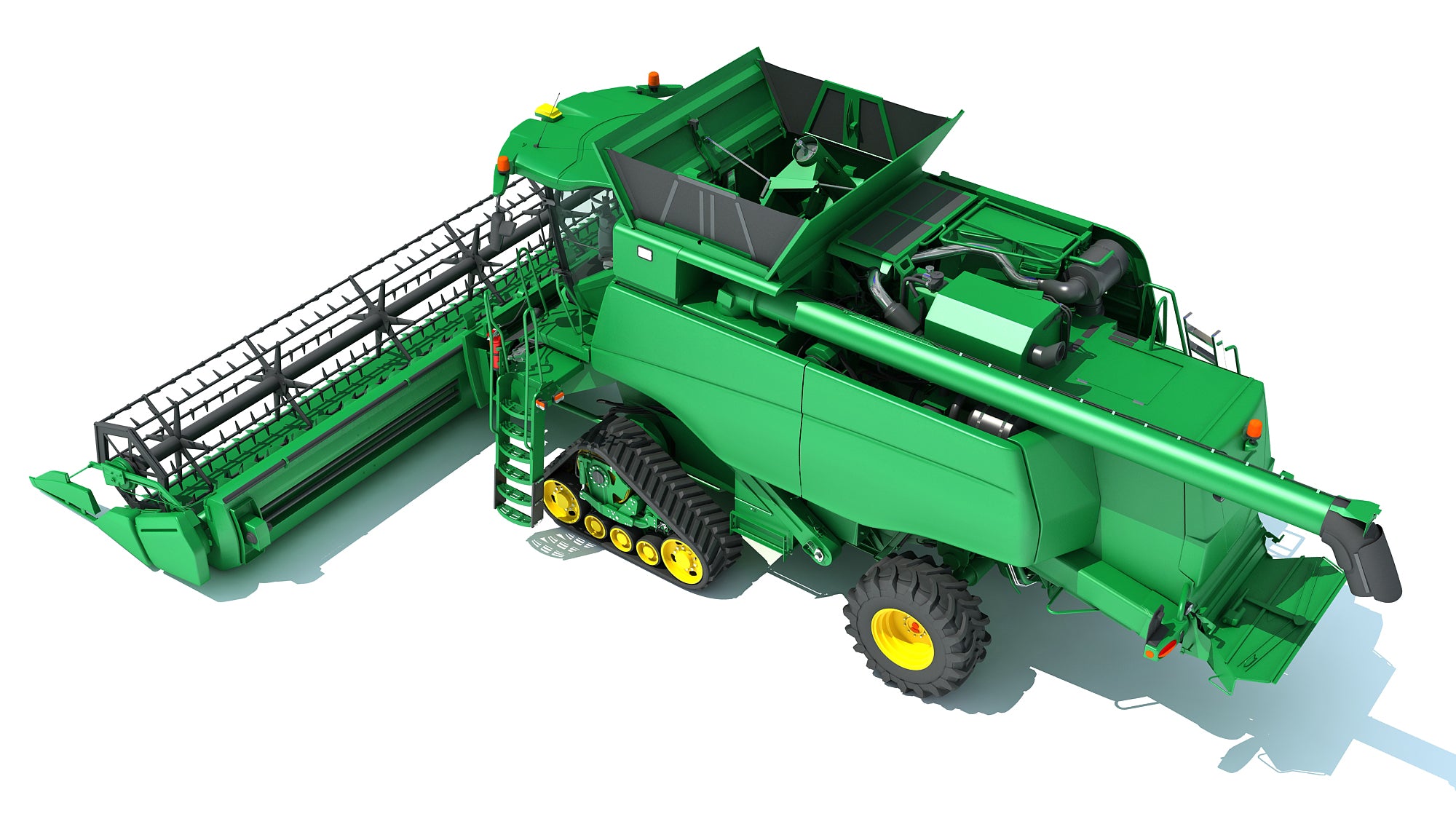 Tracked Combine Harvester