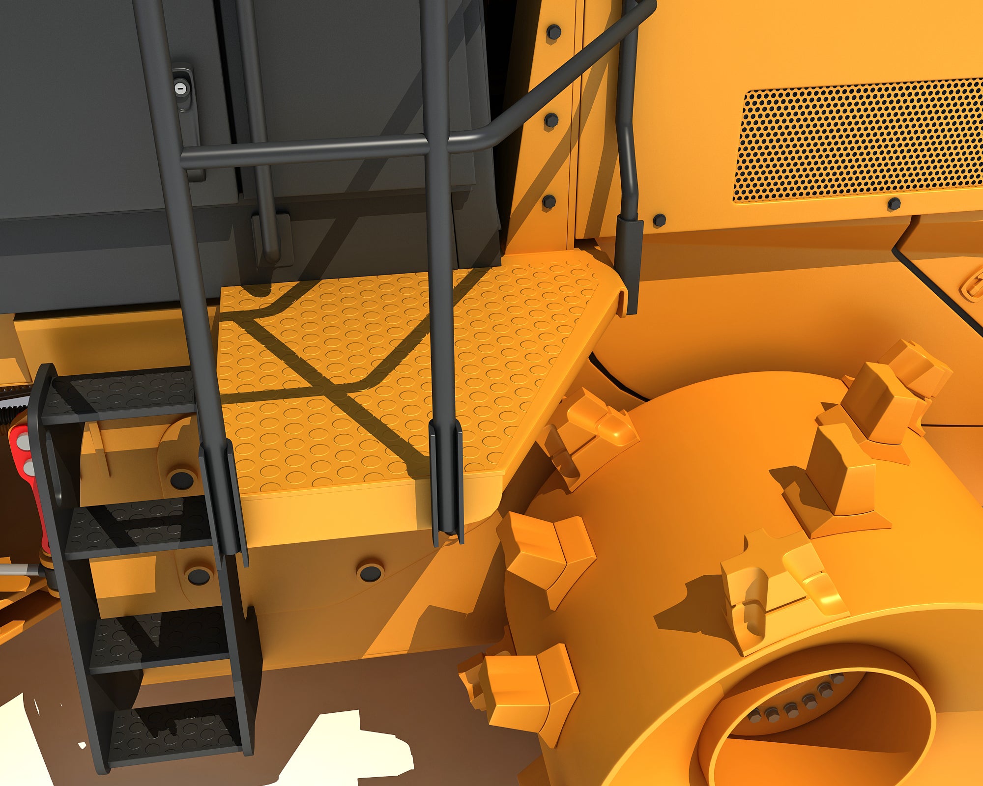 Landfill Trash Compactor