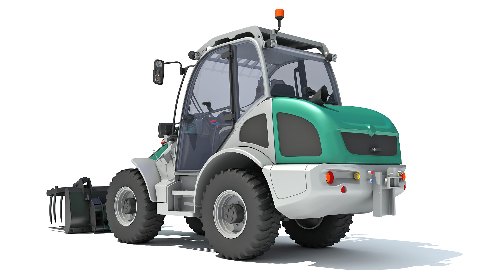 Wheel Loader 3D Model