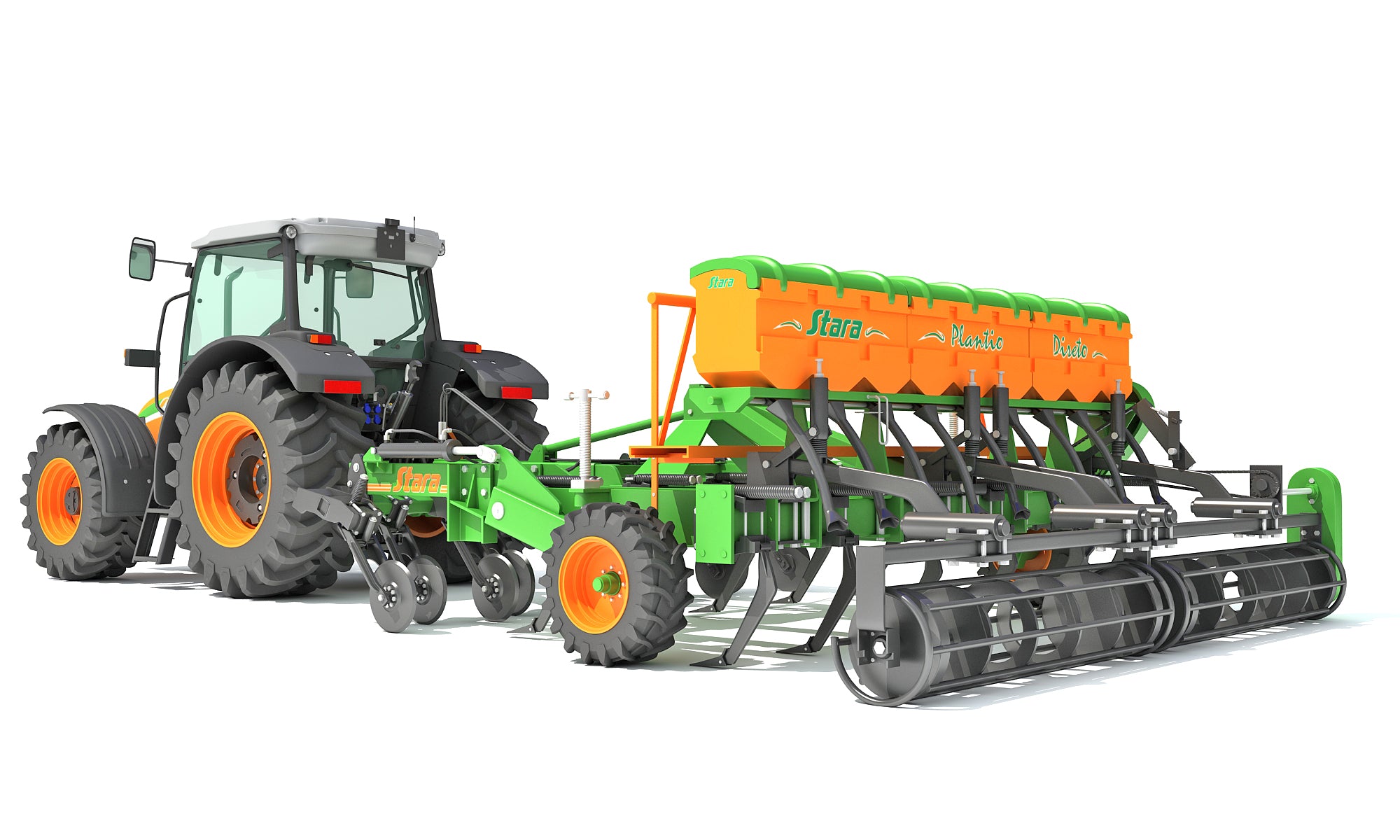 Stara Tractor with Seed Drill