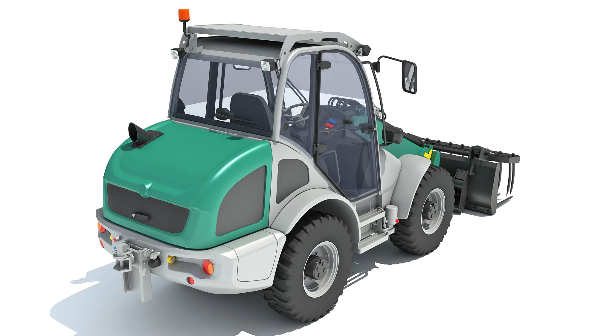 Wheel Loader 3D Model
