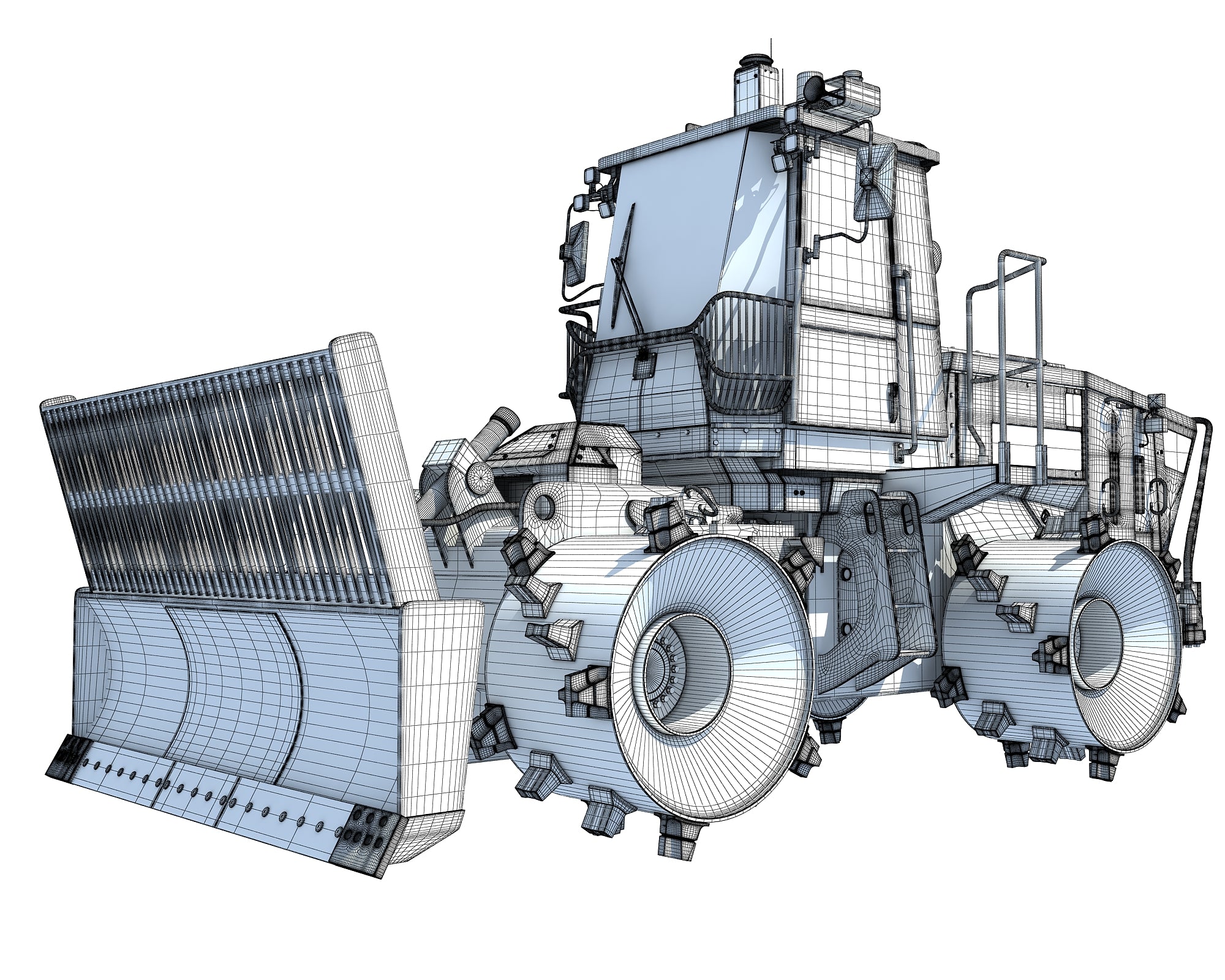 Landfill Compactor 3D Models