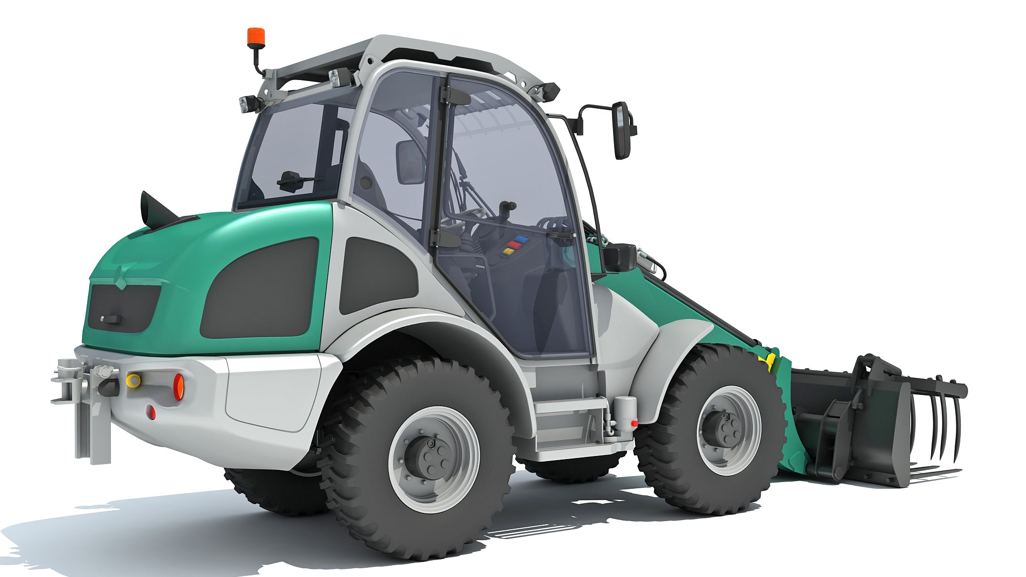 Wheel Loader 3D Model