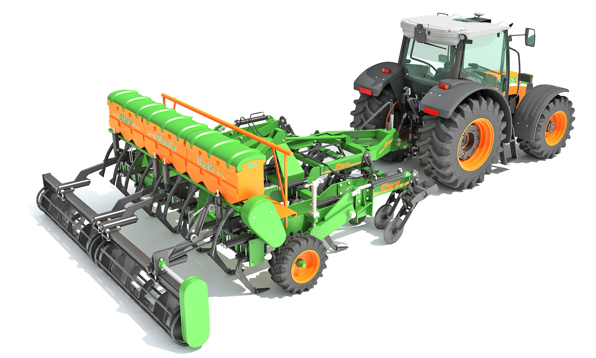 Stara Tractor with Seed Drill