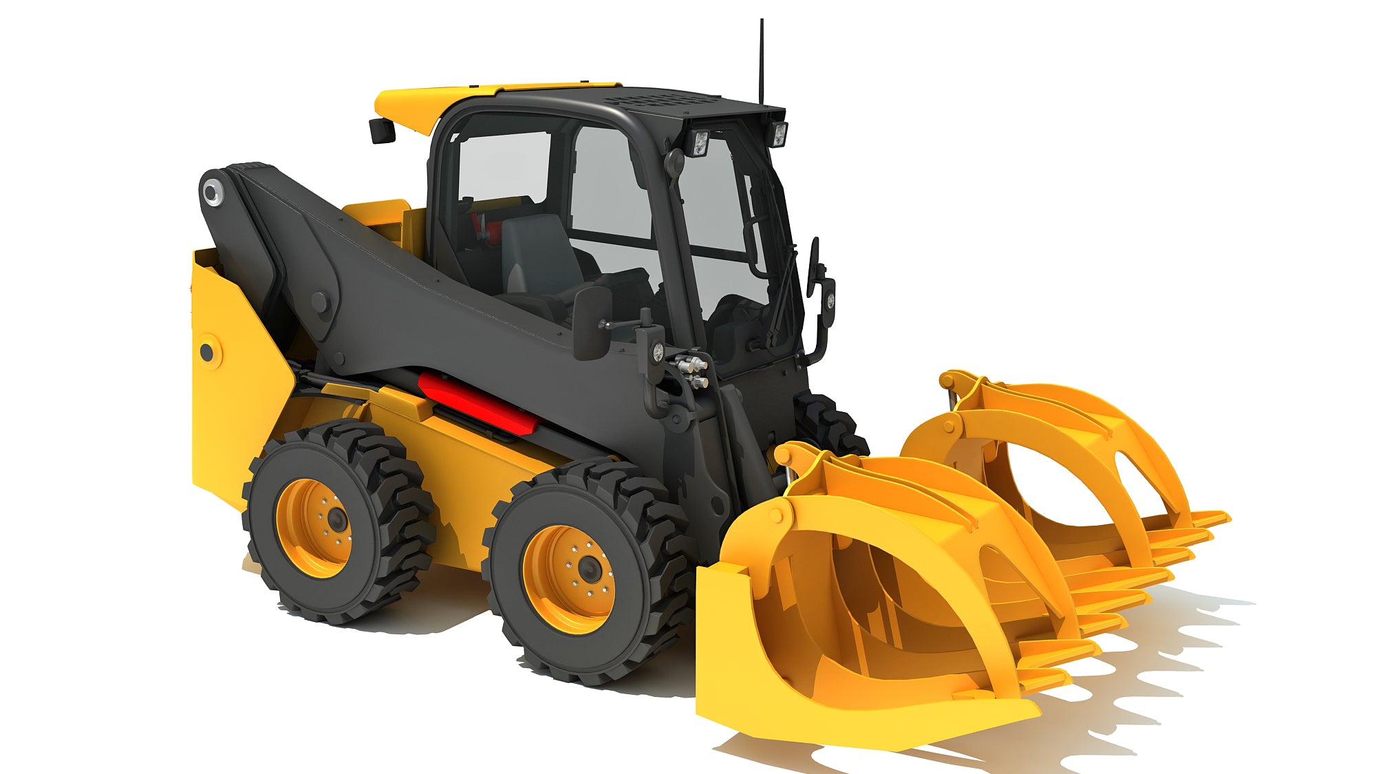 Log Fork Skid Steer Loader