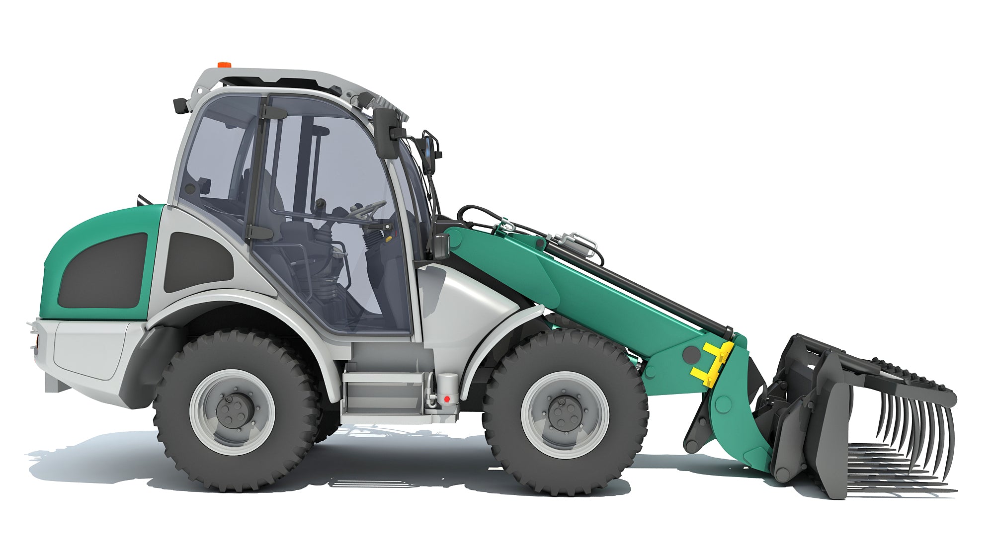 Wheel Loader 3D Model