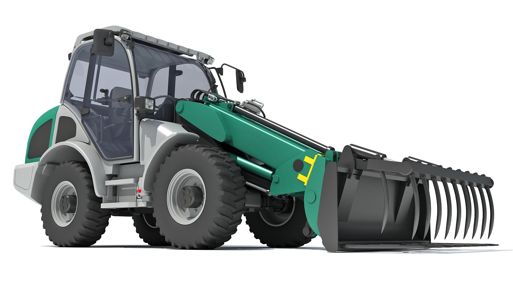 Wheel Loader 3D Model