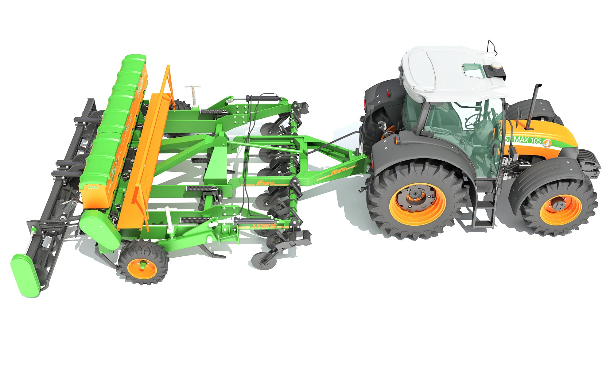 Stara Tractor with Seed Drill