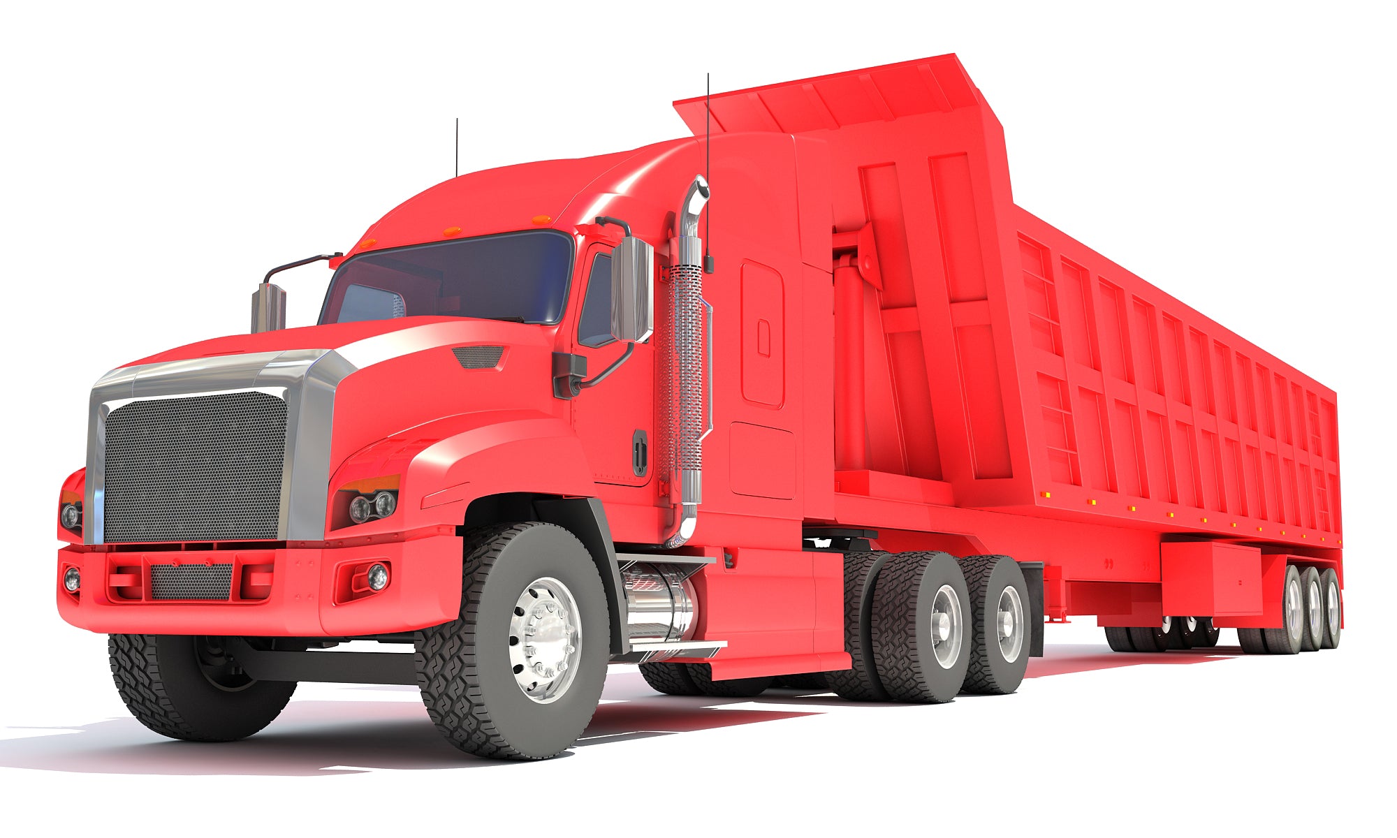 3D Models - Truck Tipper Trailer