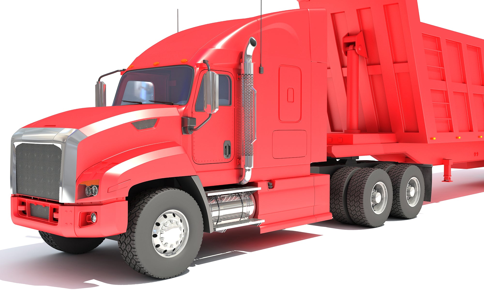 3D Models - Truck Tipper Trailer