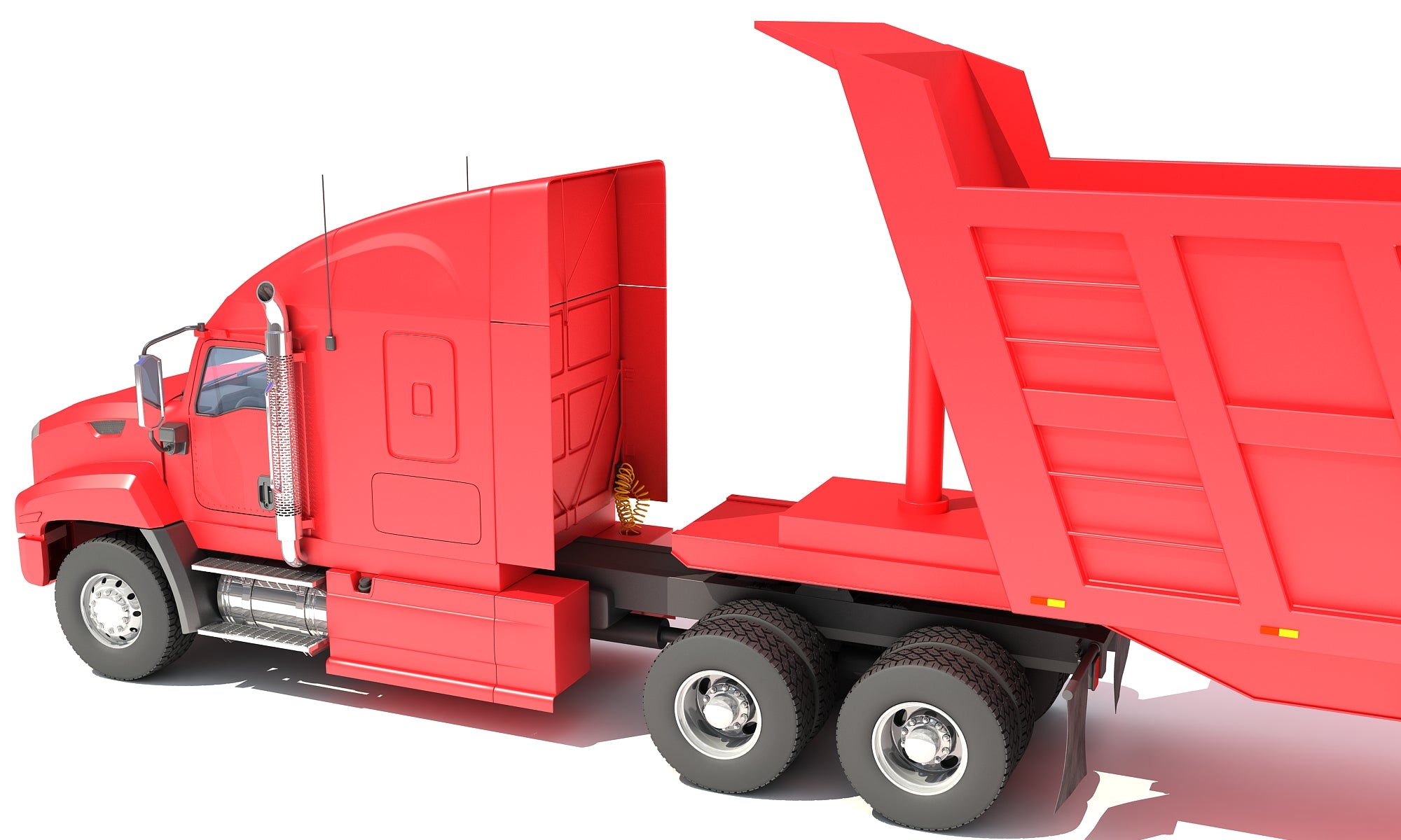 3D Models - Truck Tipper Trailer