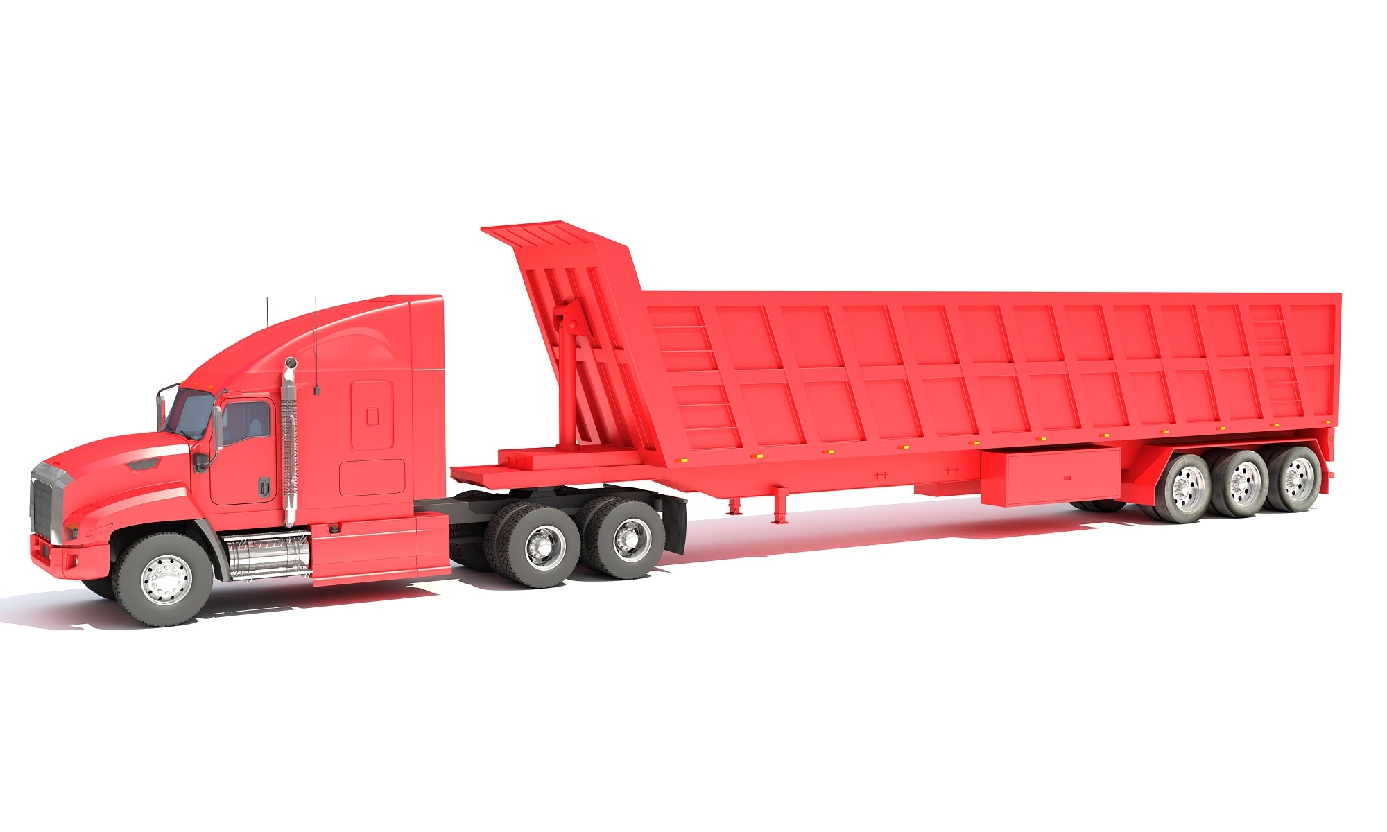 3D Models - Truck Tipper Trailer