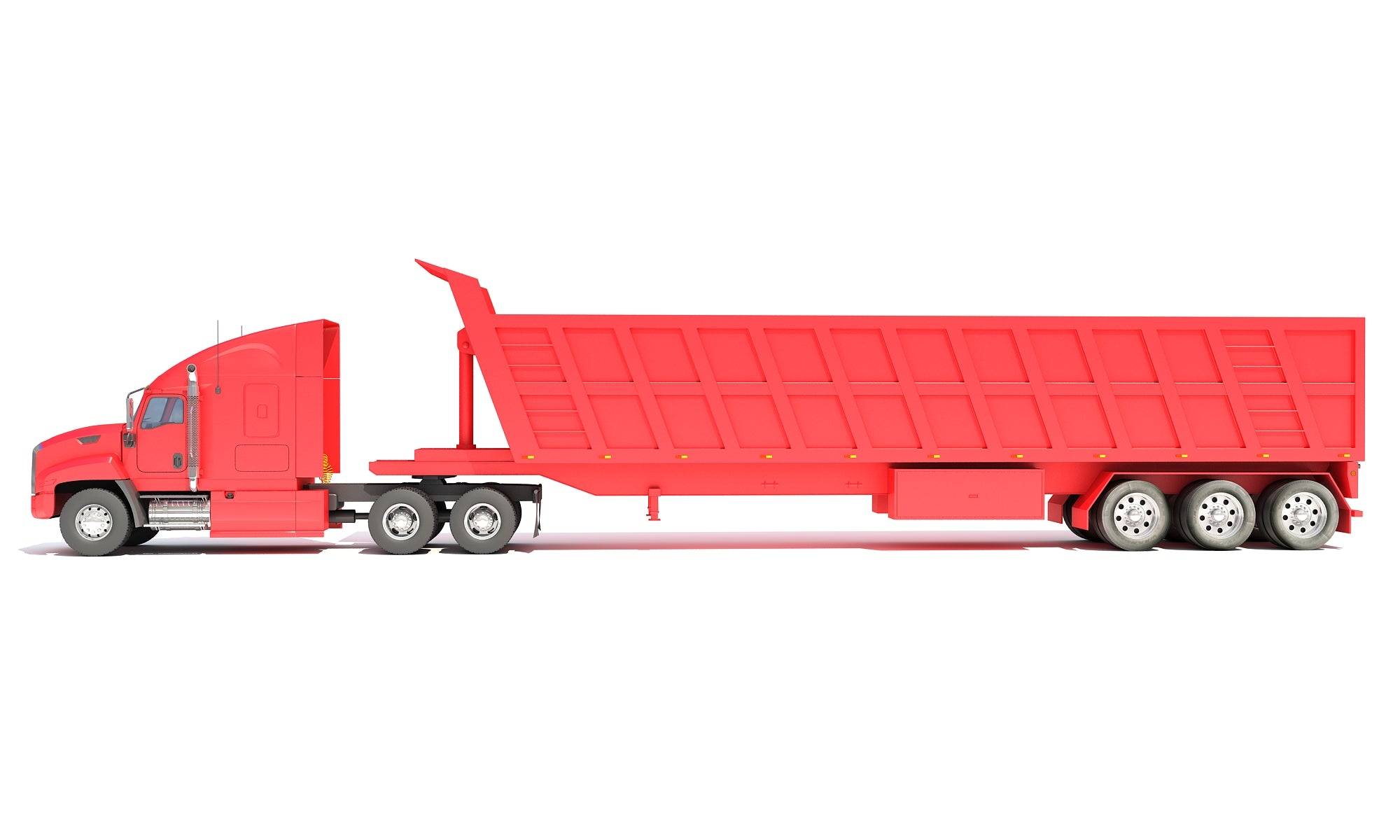 3D Models - Truck Tipper Trailer