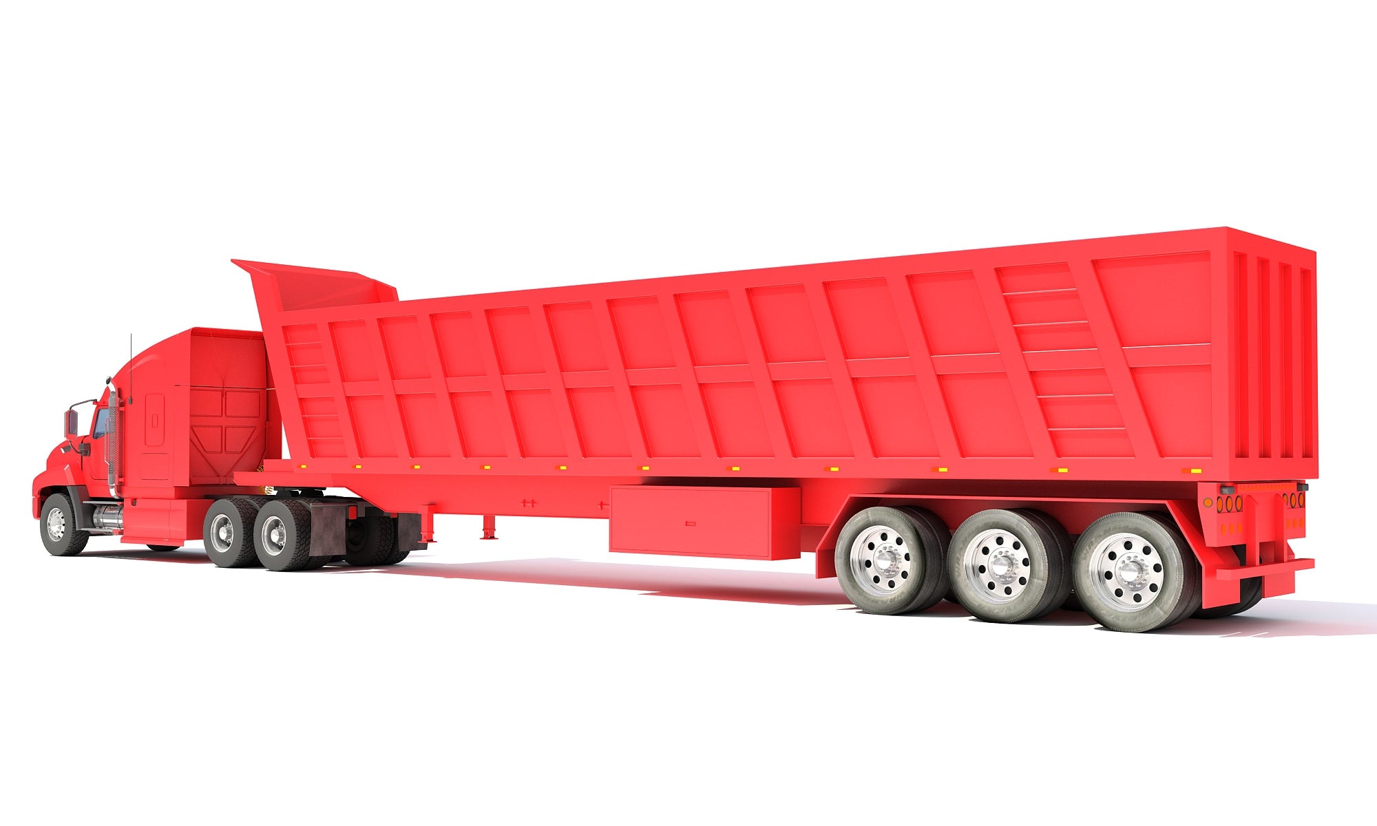 3D Models - Truck Tipper Trailer