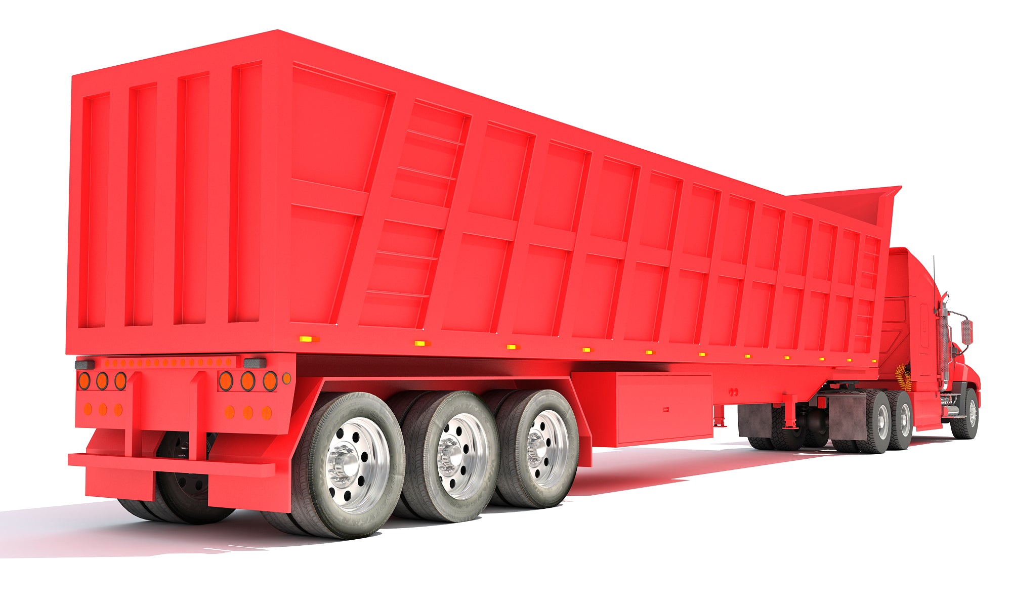 3D Models - Truck Tipper Trailer