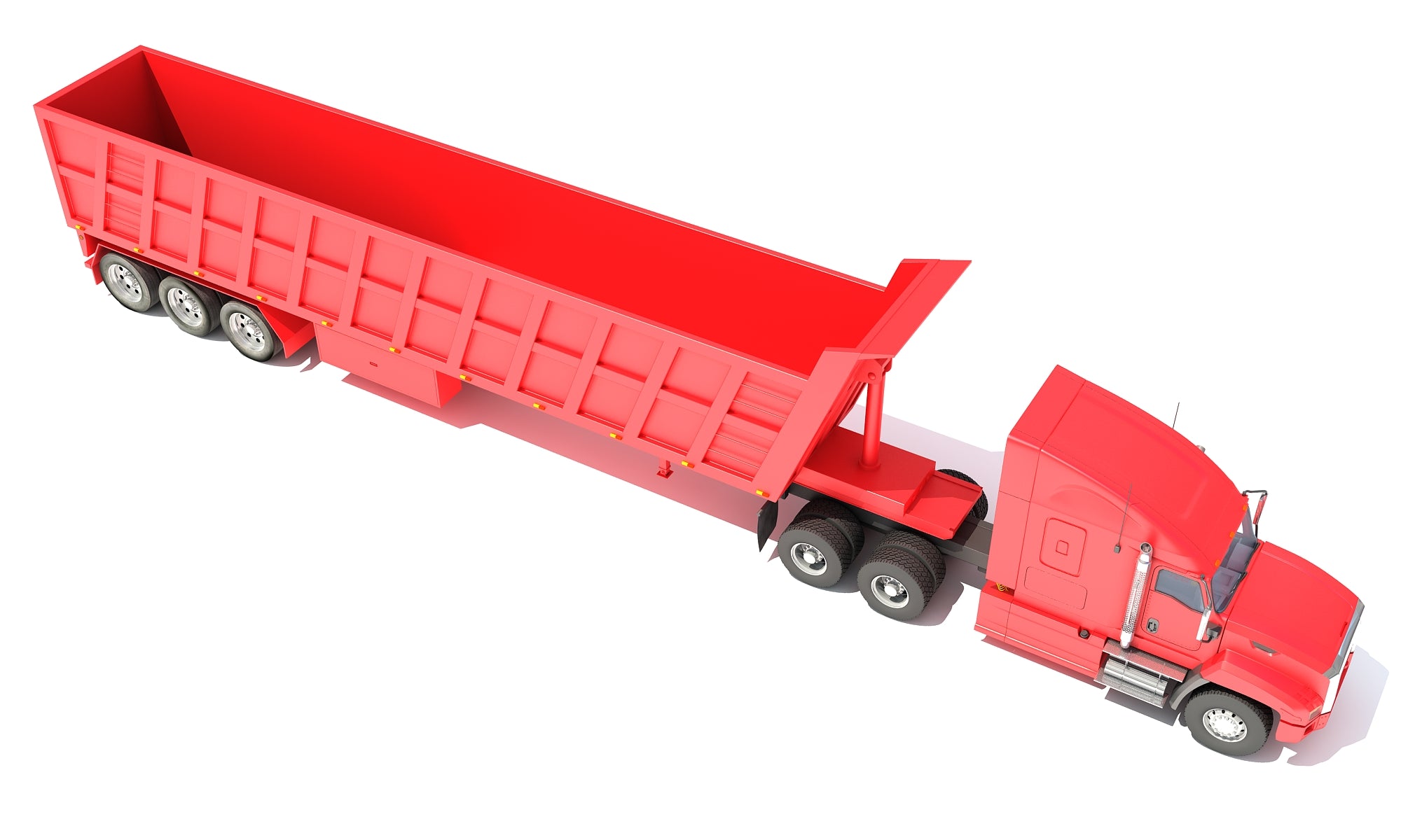 3D Models - Truck Tipper Trailer