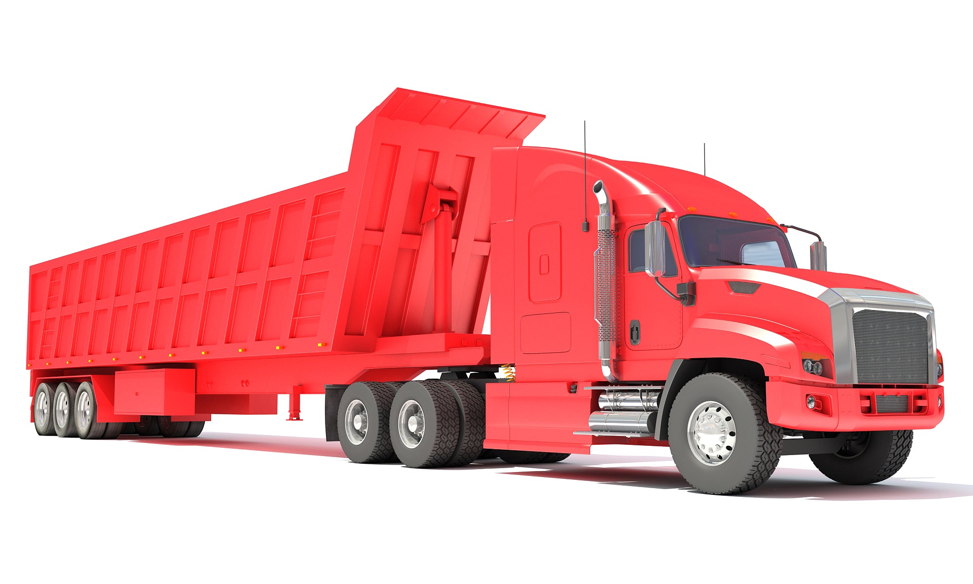 3D Models - Truck Tipper Trailer