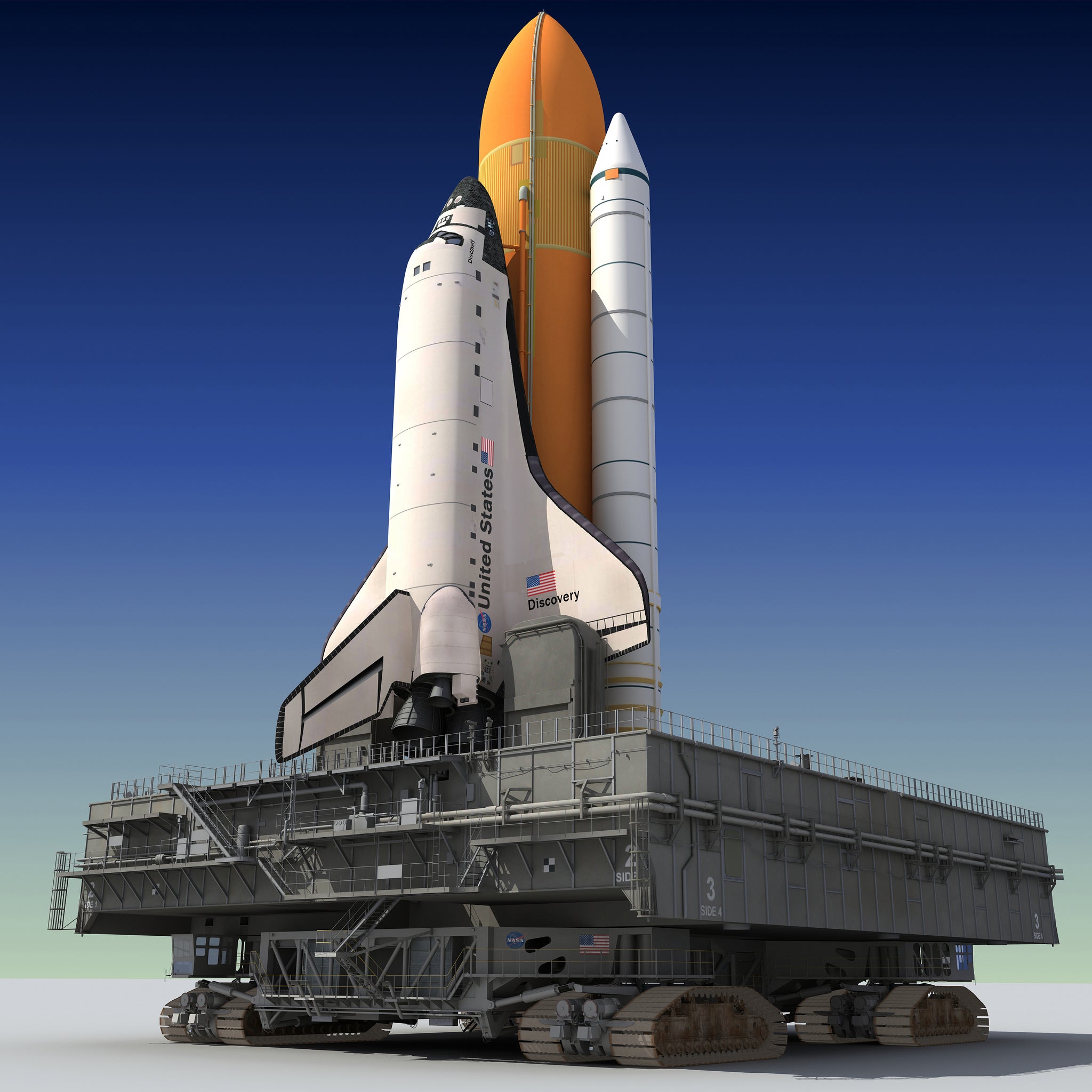 Launch Pad 3D Model Nasa