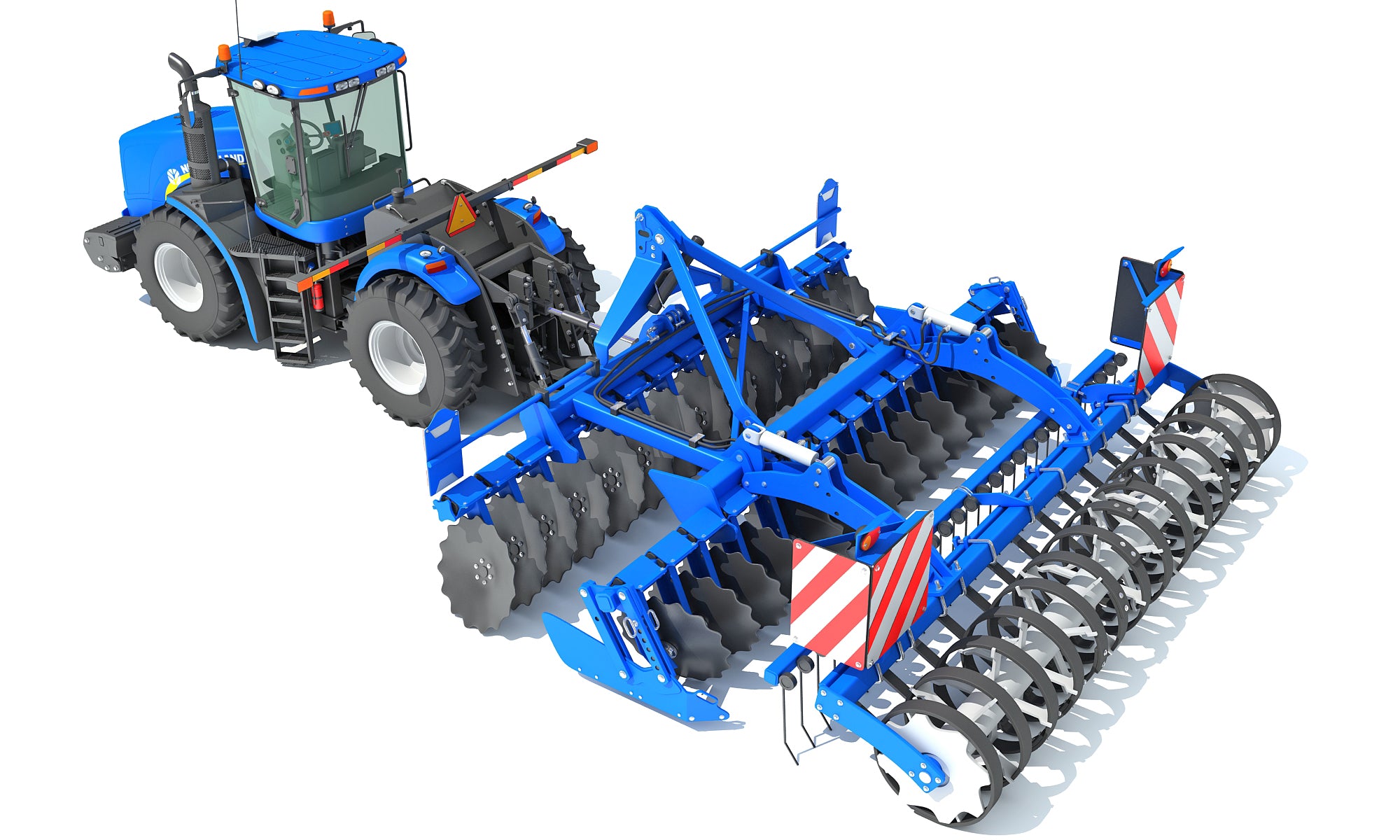 New Holland 3D Models Tractors