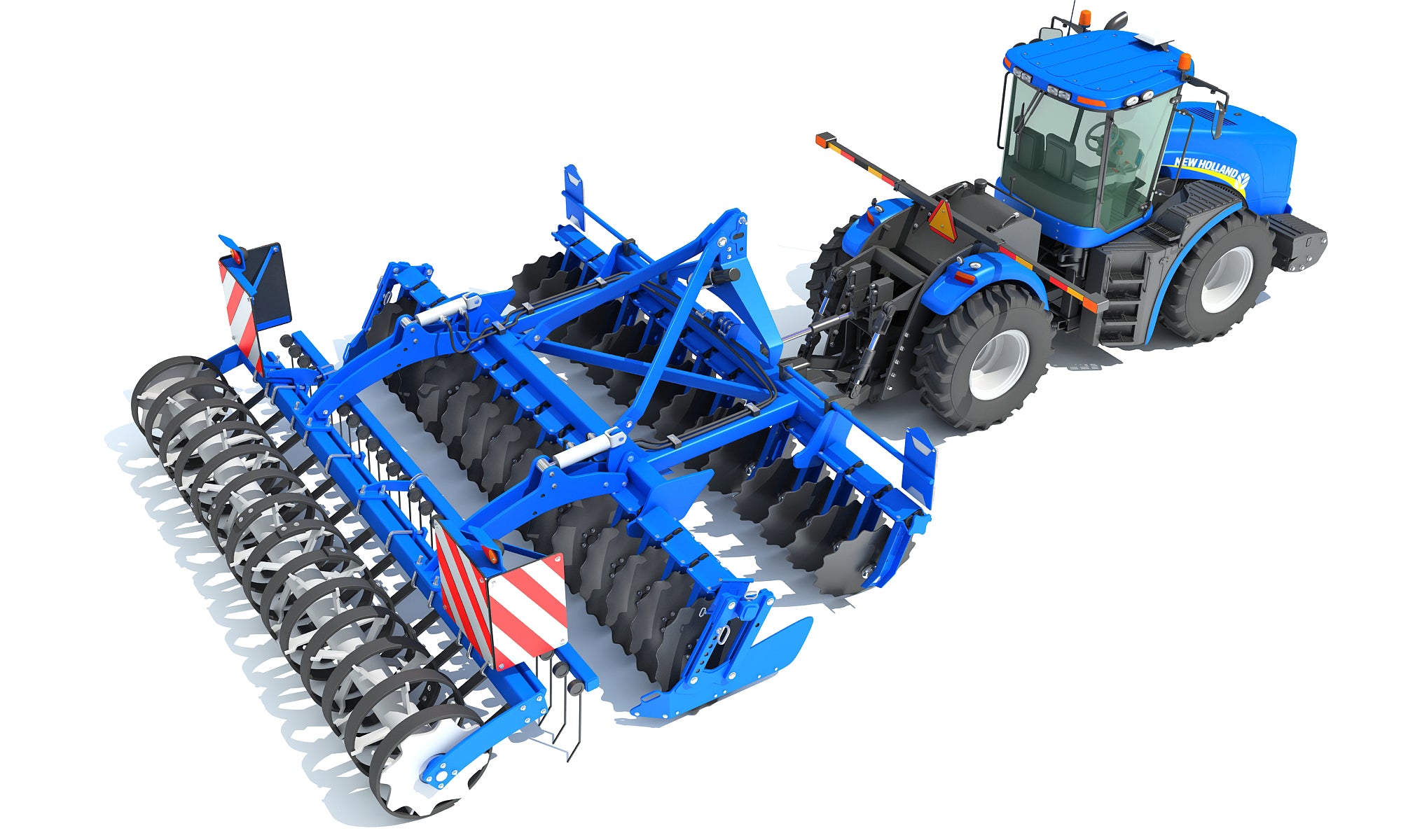 New Holland 3D Models Tractors