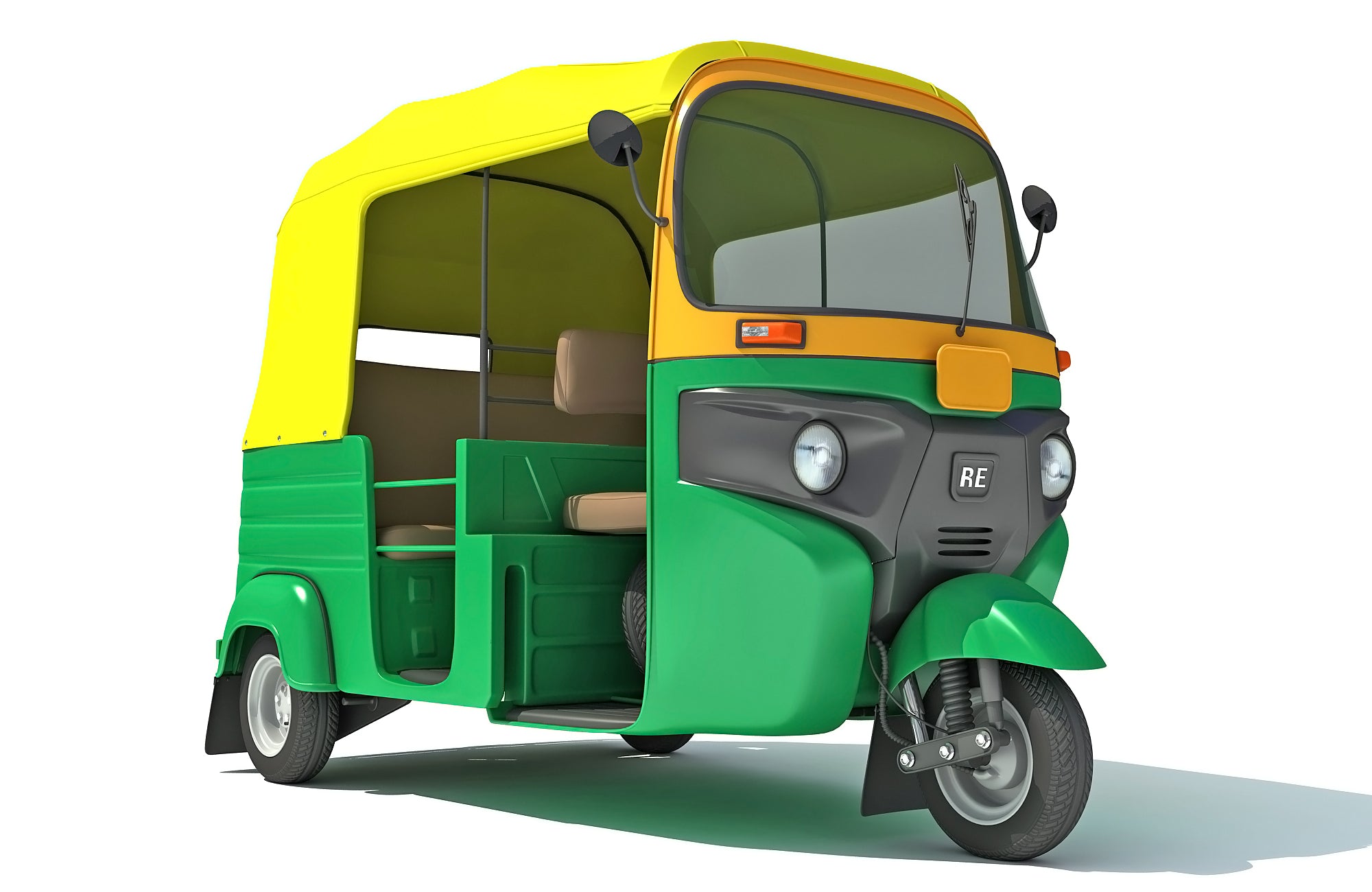Rickshaw Bajaj 3D Models