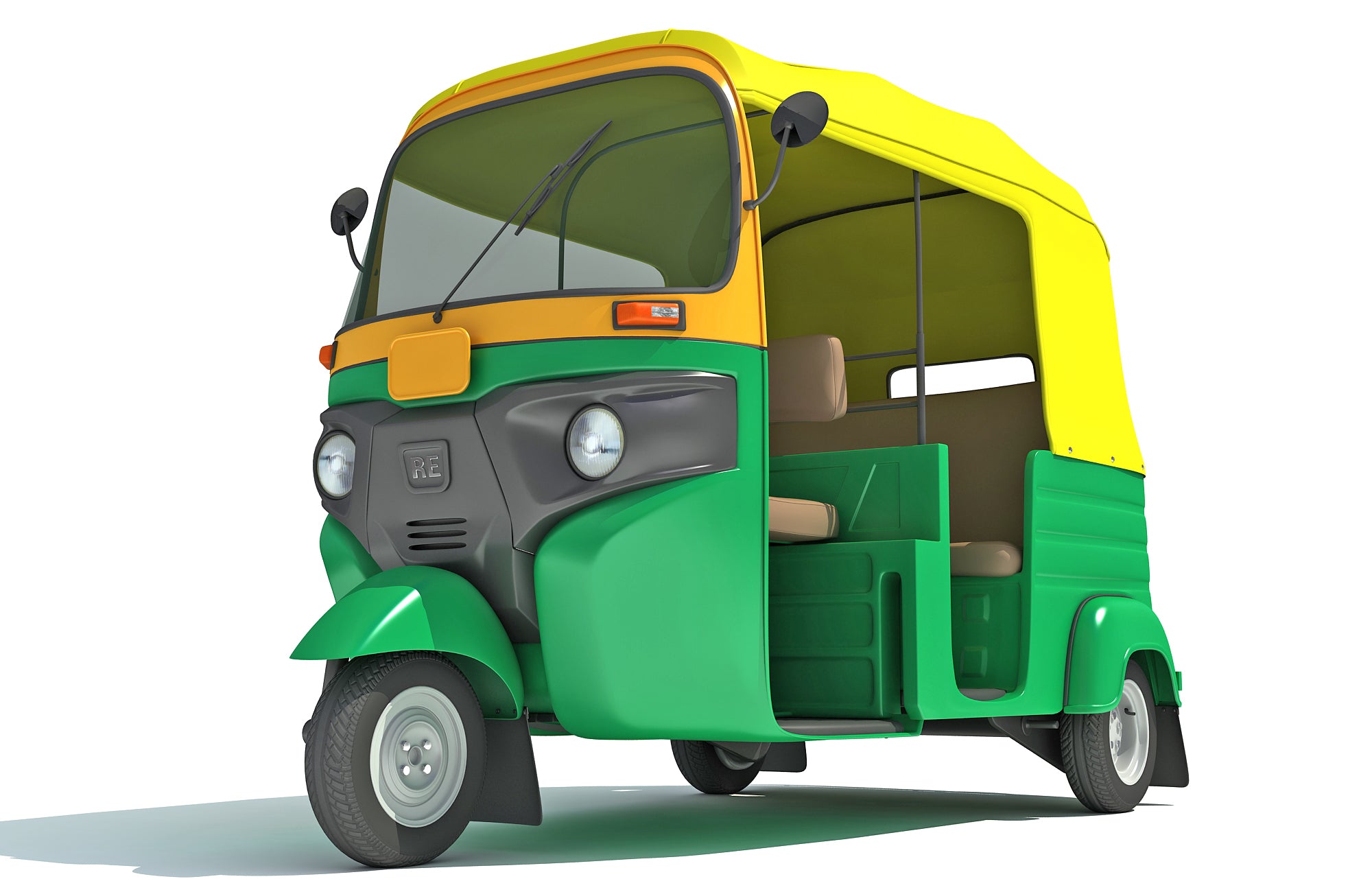 Rickshaw Bajaj 3D Models