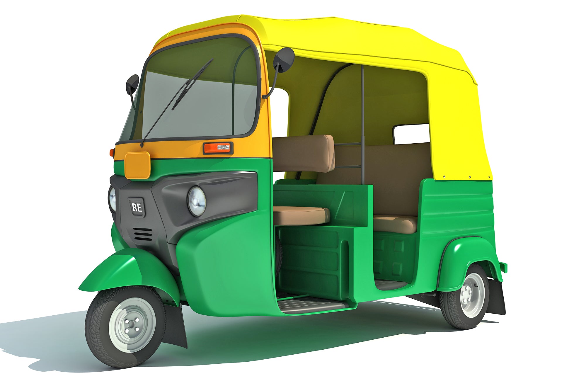 Rickshaw Bajaj 3D Models