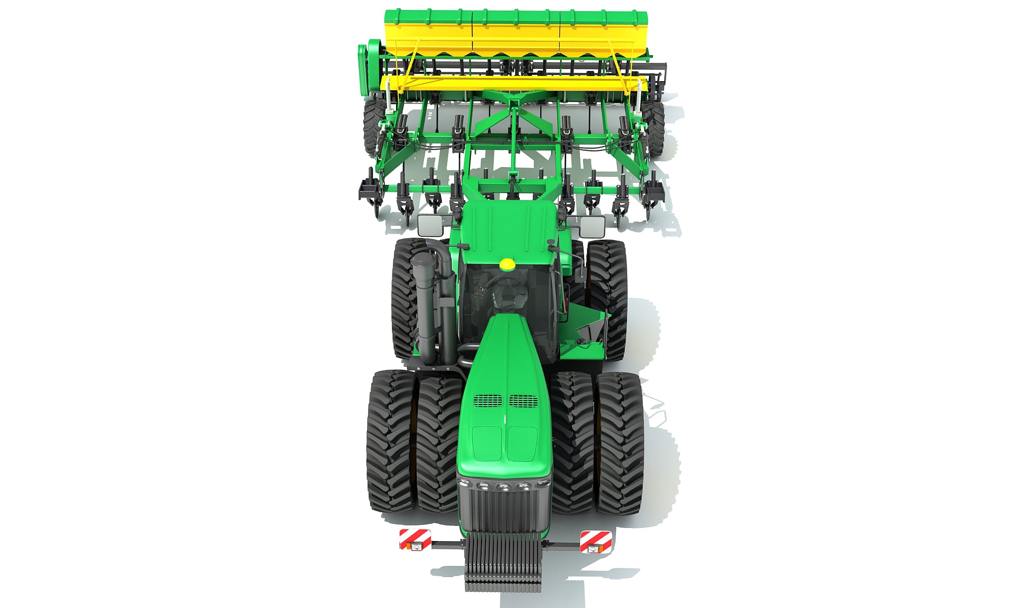 Tractor with Seed Drill