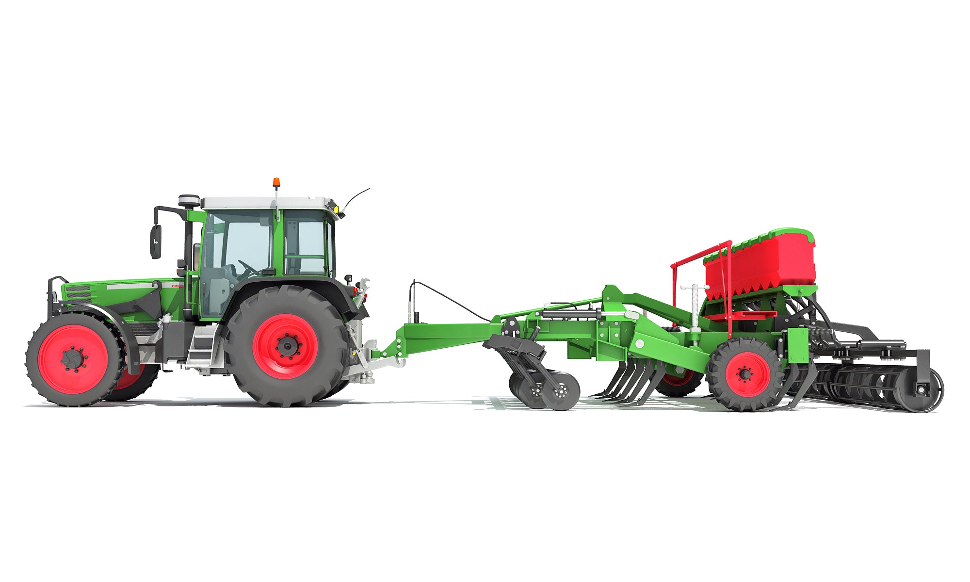 Seed Drill 3D Models