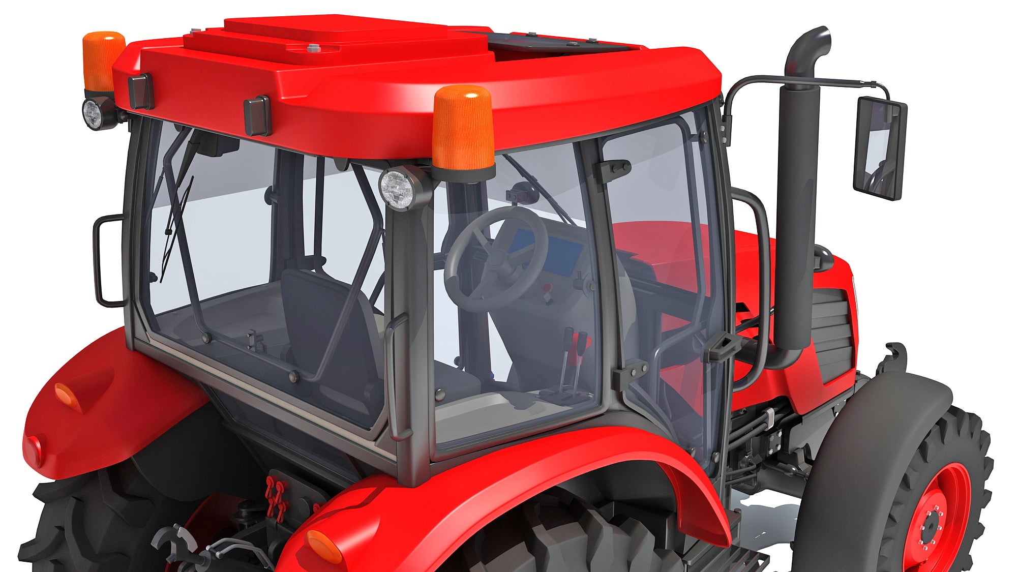 Tractor with Trailed Disc Harrow