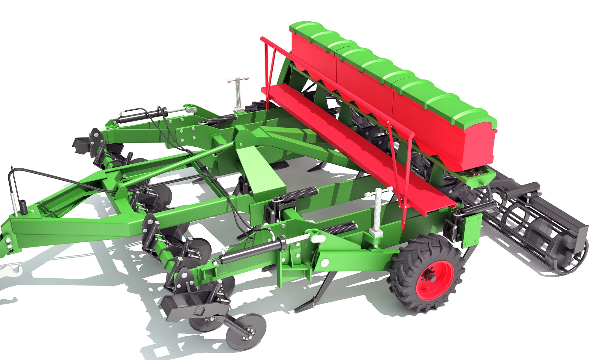 Seed Drill 3D Models