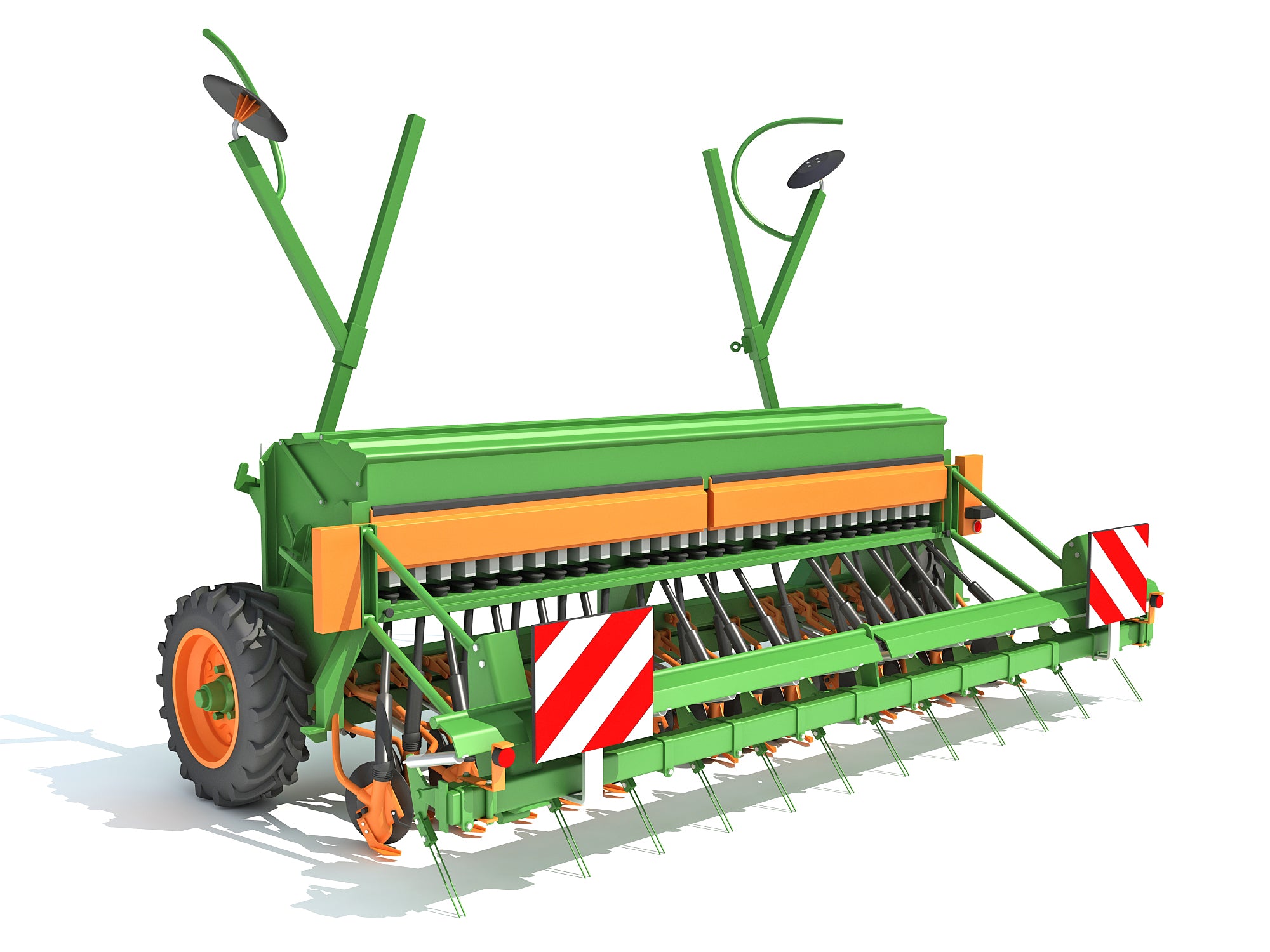 Seed Drill 3D Models