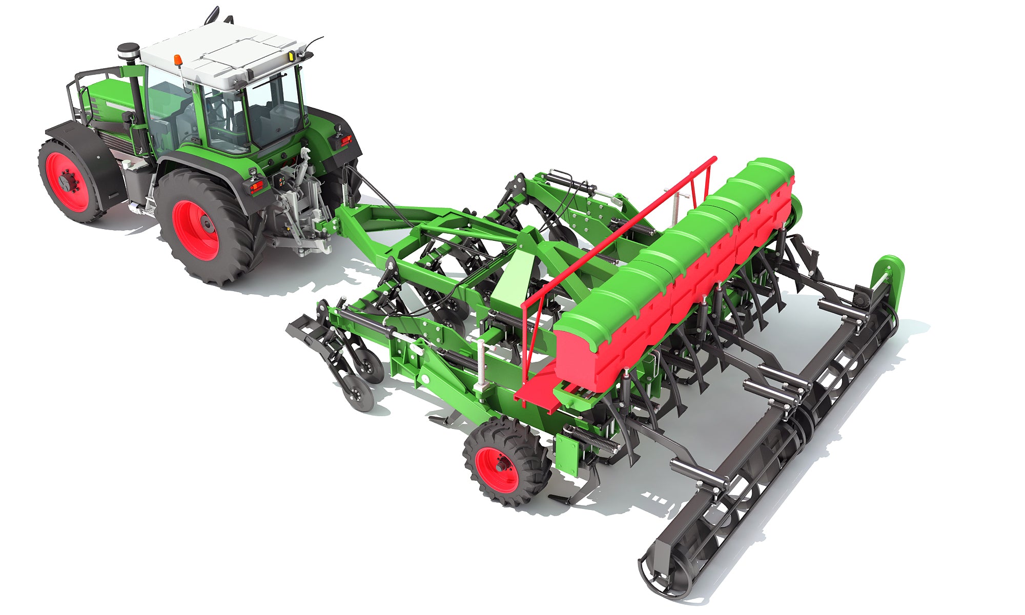 Seed Drill 3D Models