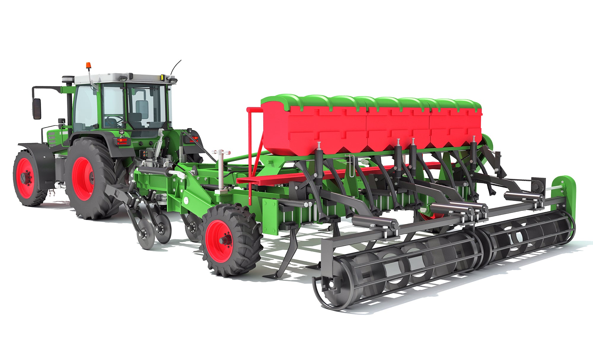 Seed Drill 3D Models