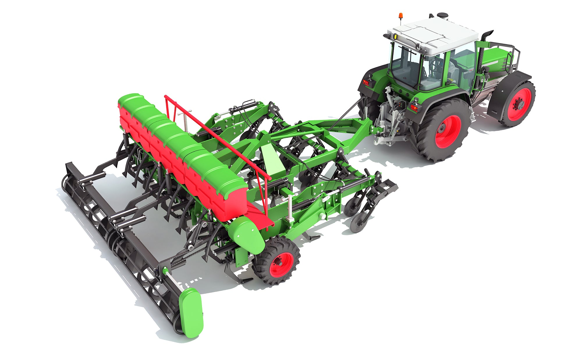 Seed Drill 3D Models