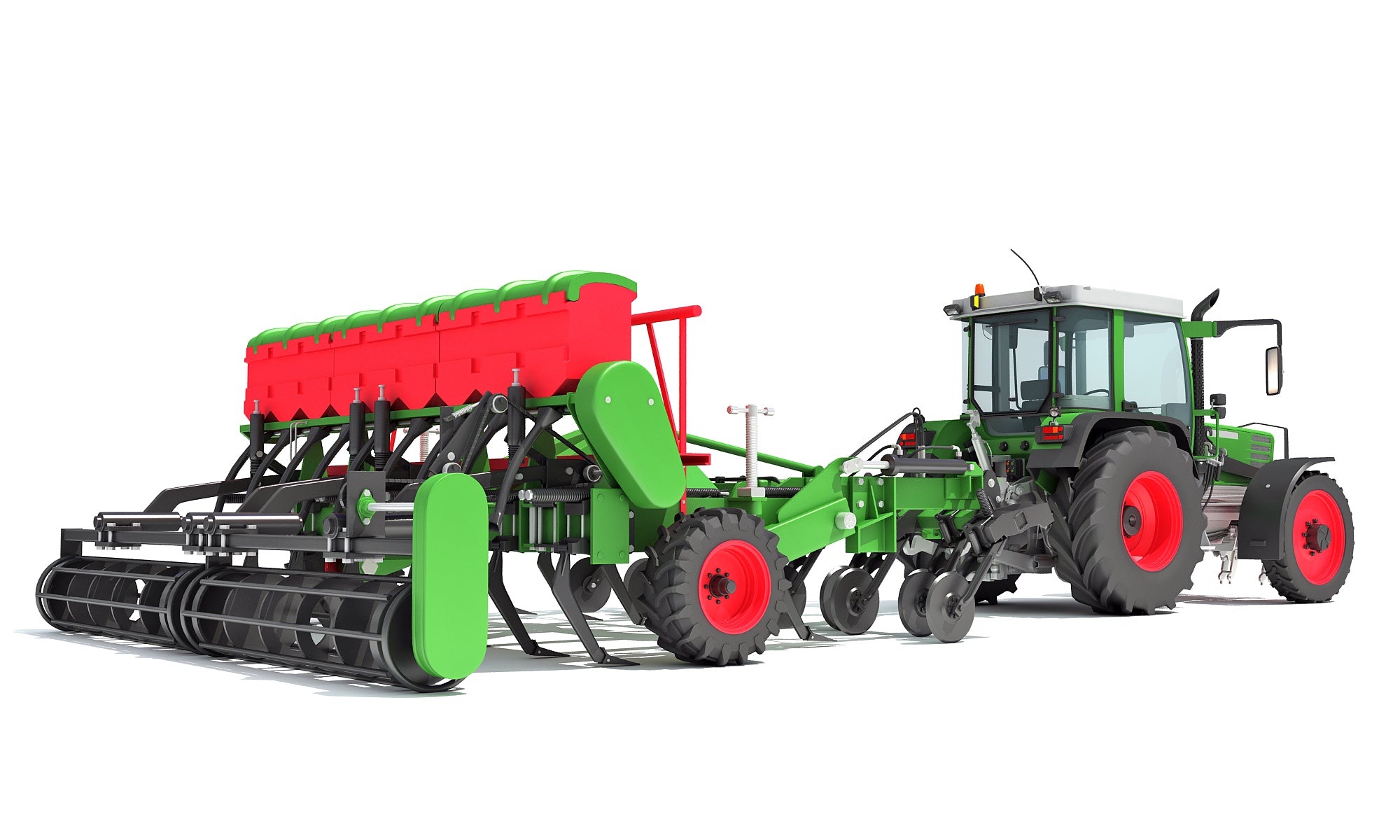 Seed Drill 3D Models