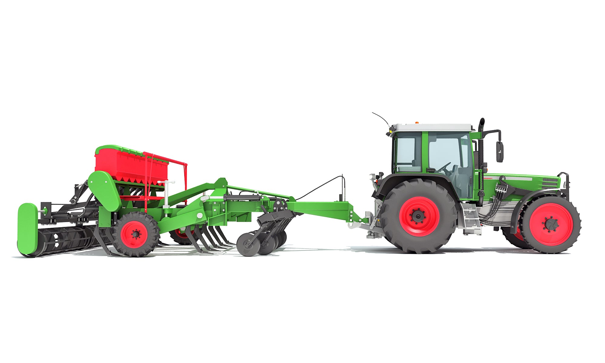 Seed Drill 3D Models