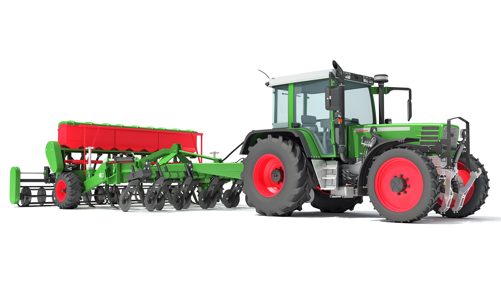 Seed Drill 3D Models
