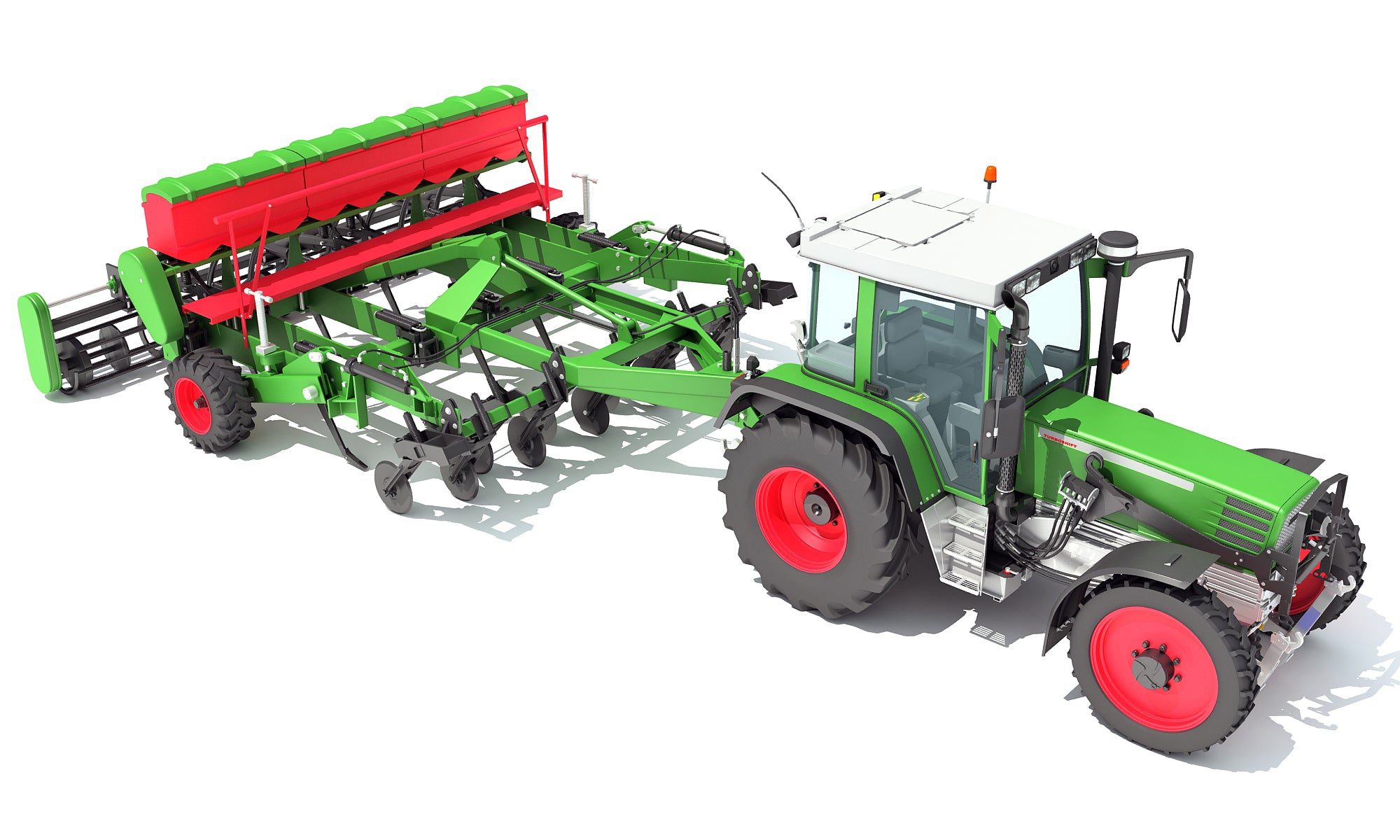 Seed Drill 3D Models