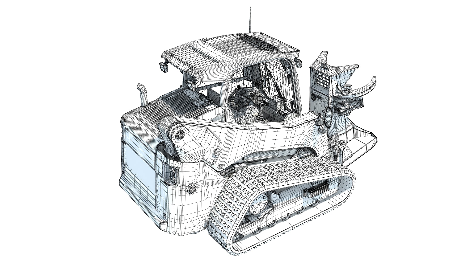 3D Skid Steer Tree Cutter