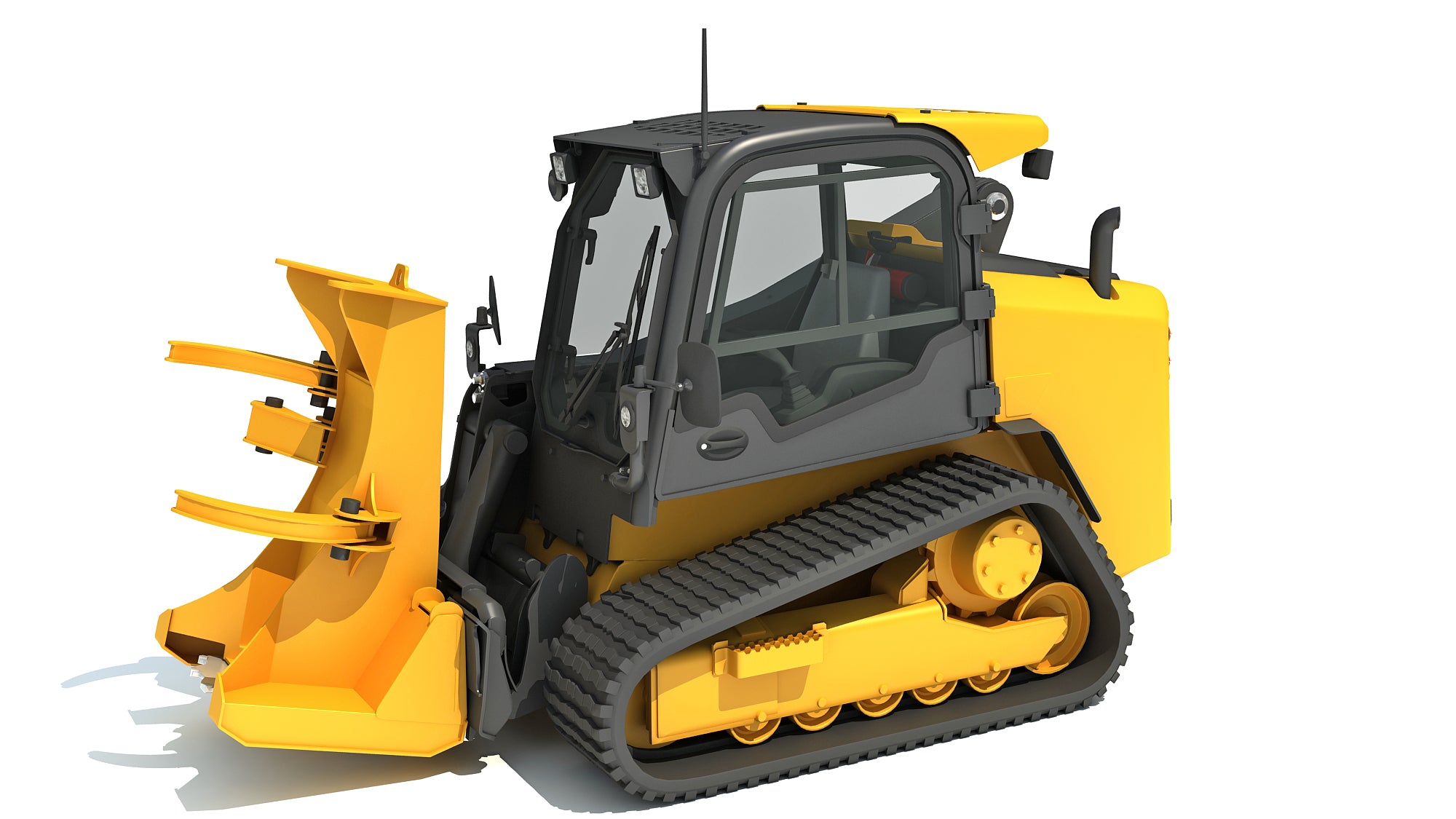 3D Skid Steer Tree Cutter