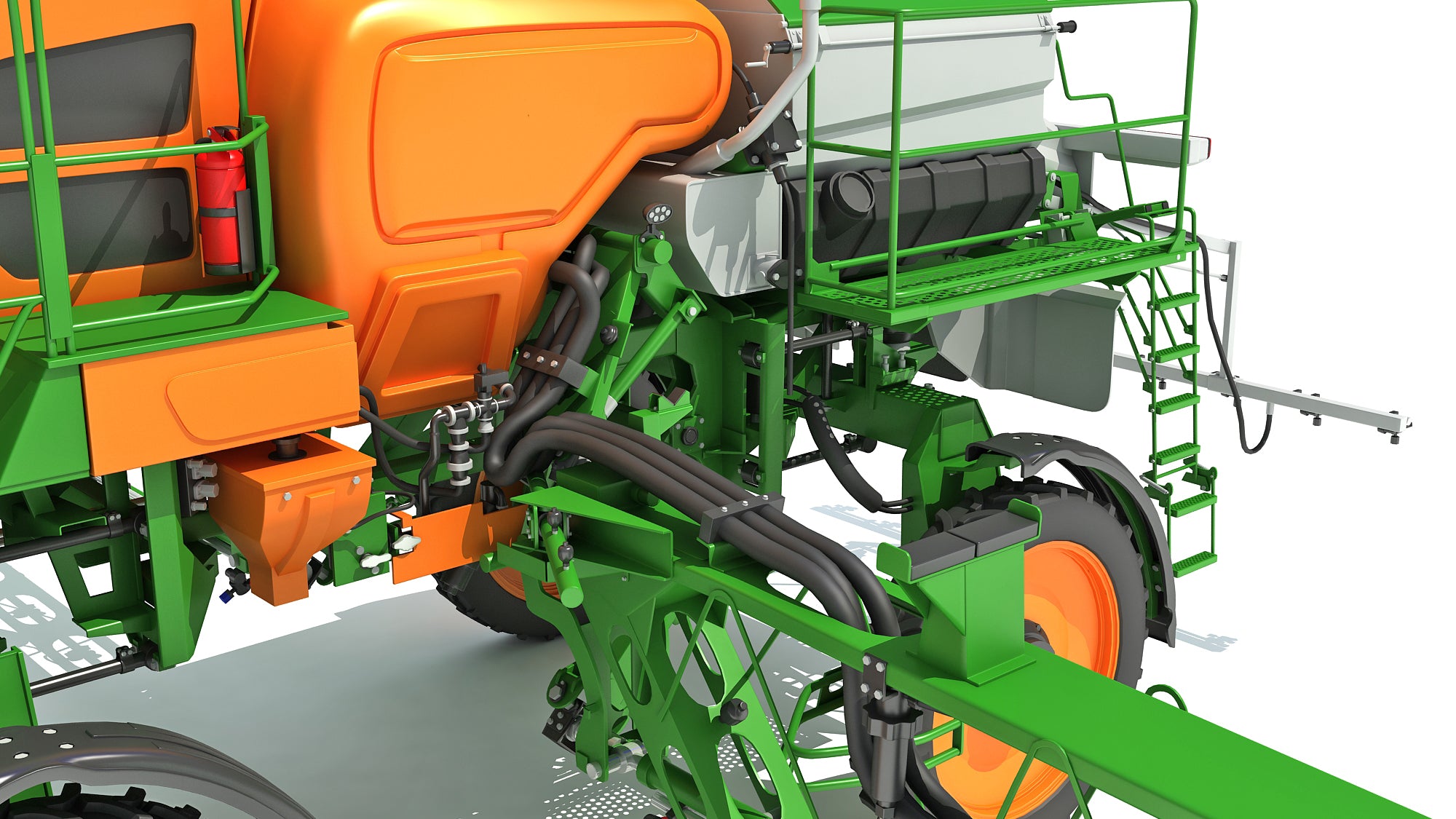 Sprayer and Spreader Machine