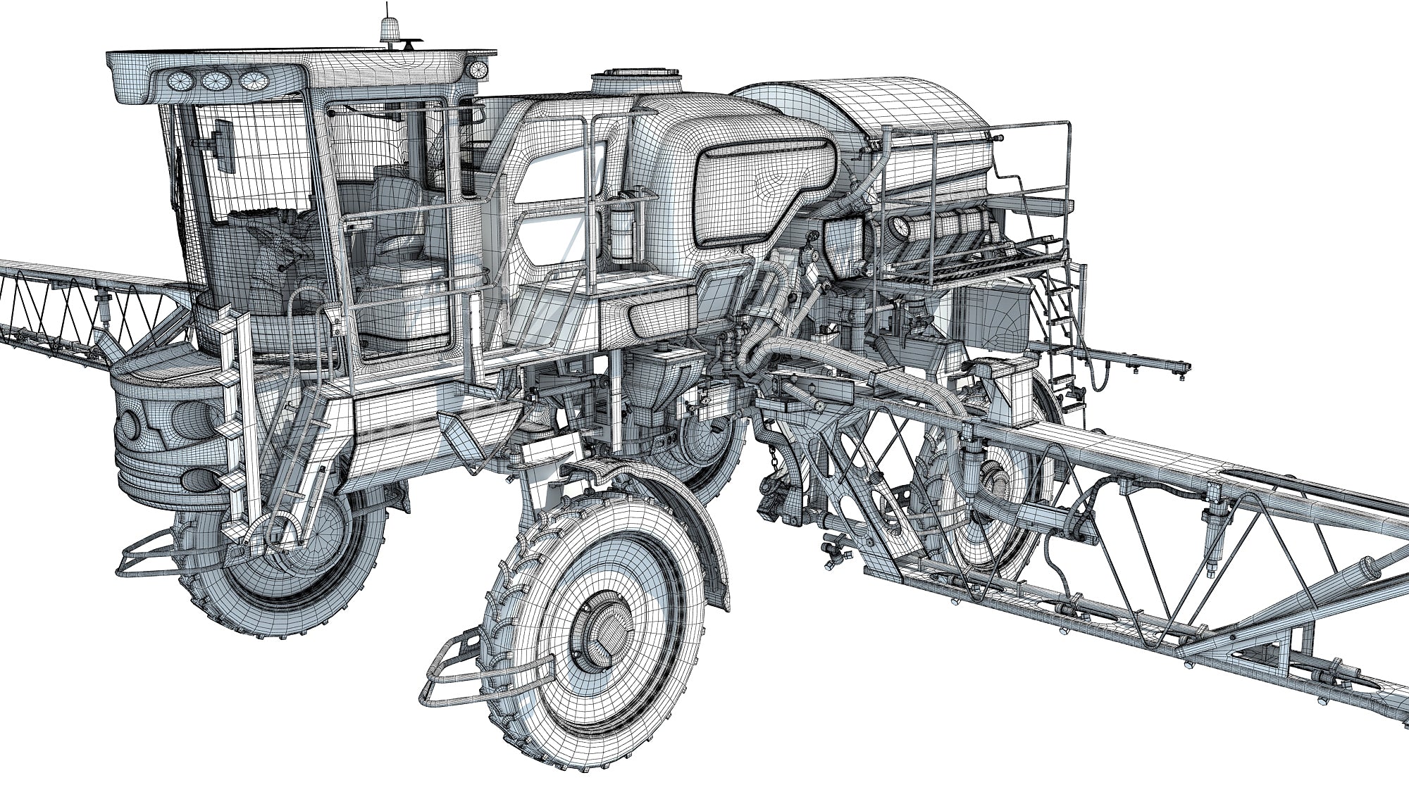 Sprayer Spreader 3D Model