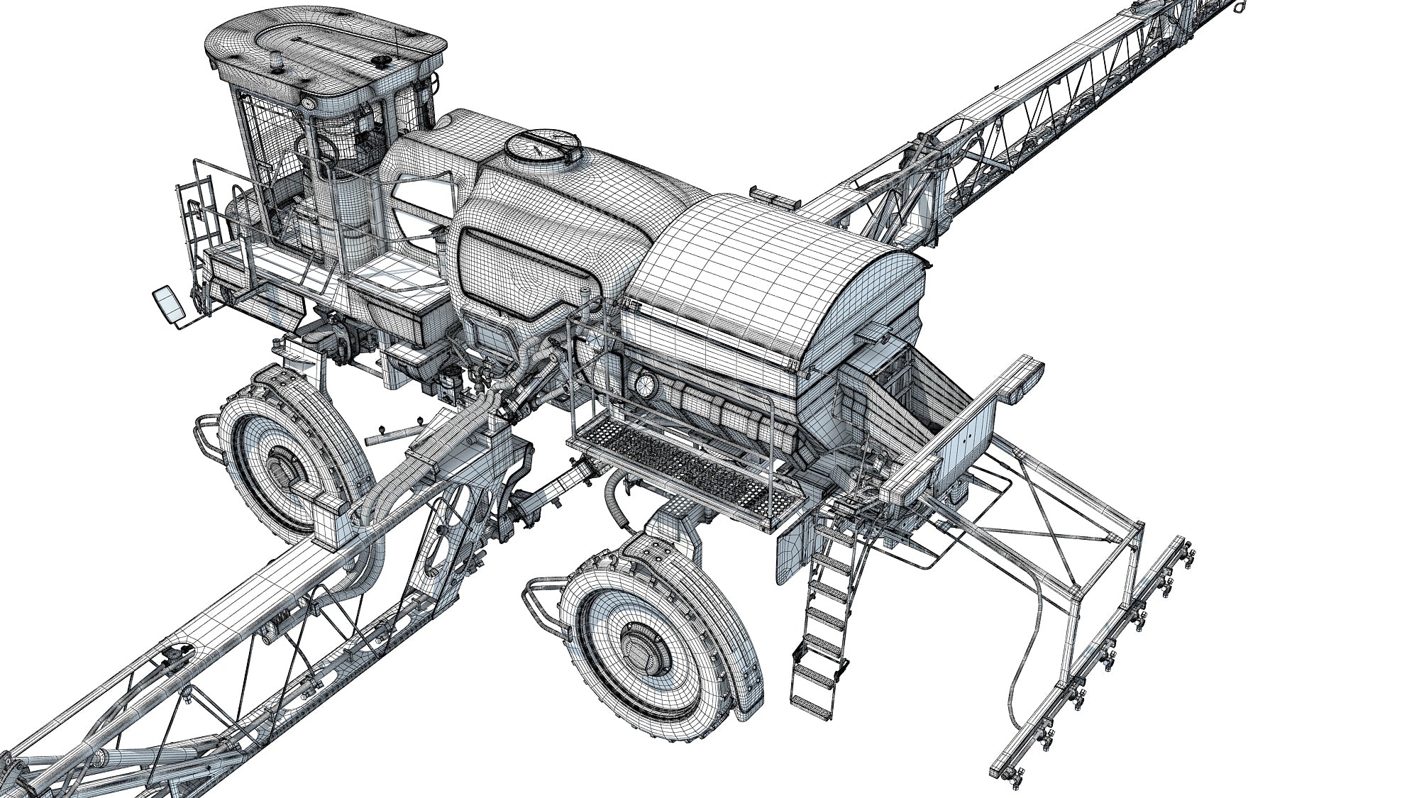 Sprayer Spreader 3D Model