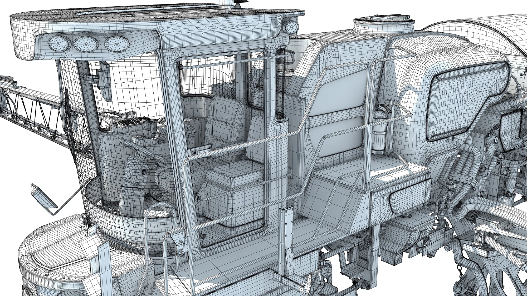 Sprayer Spreader 3D Model